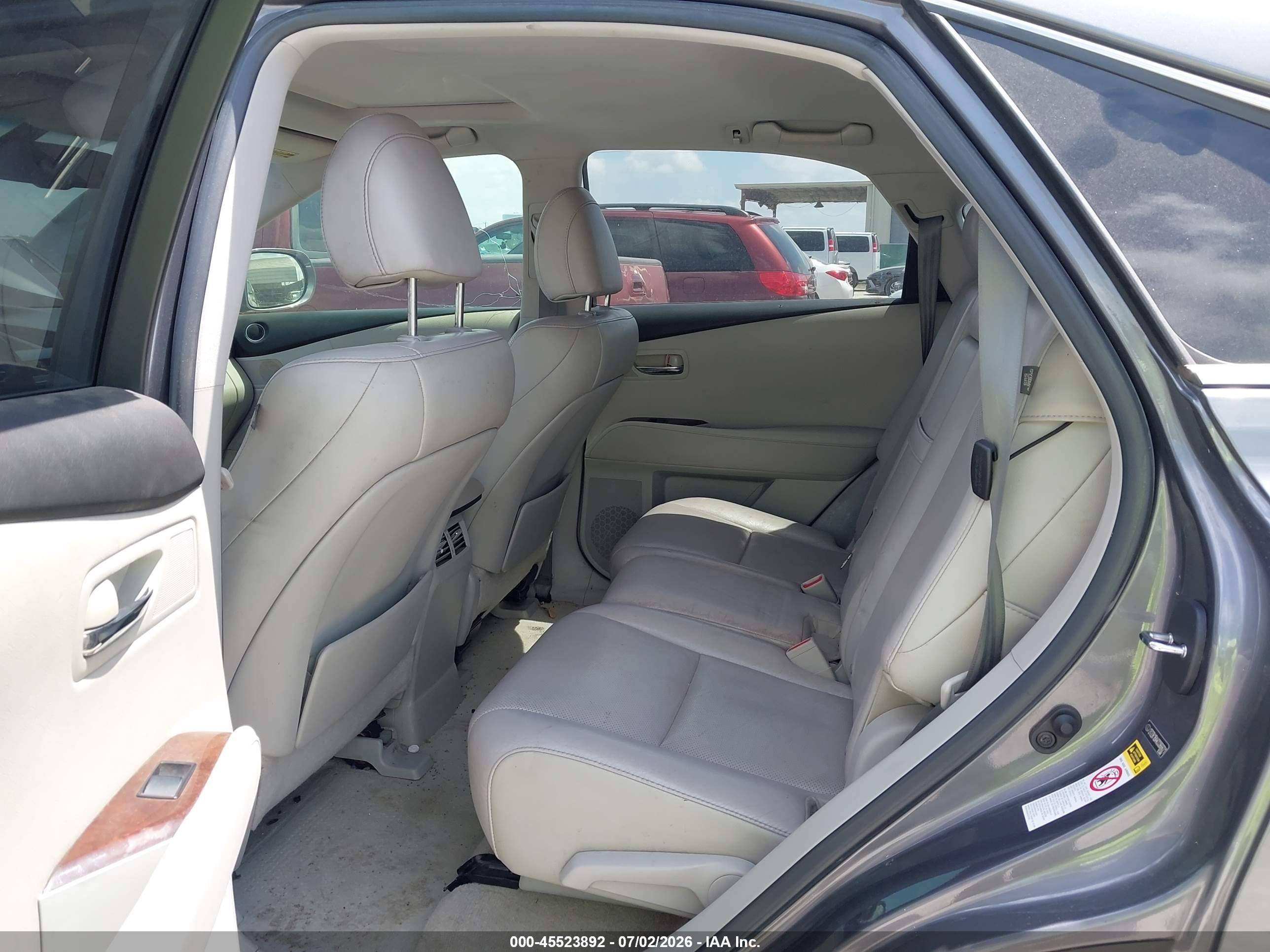 2012 Lexus Rx 350   Gray vin: 2T2ZK1BA4CC066621