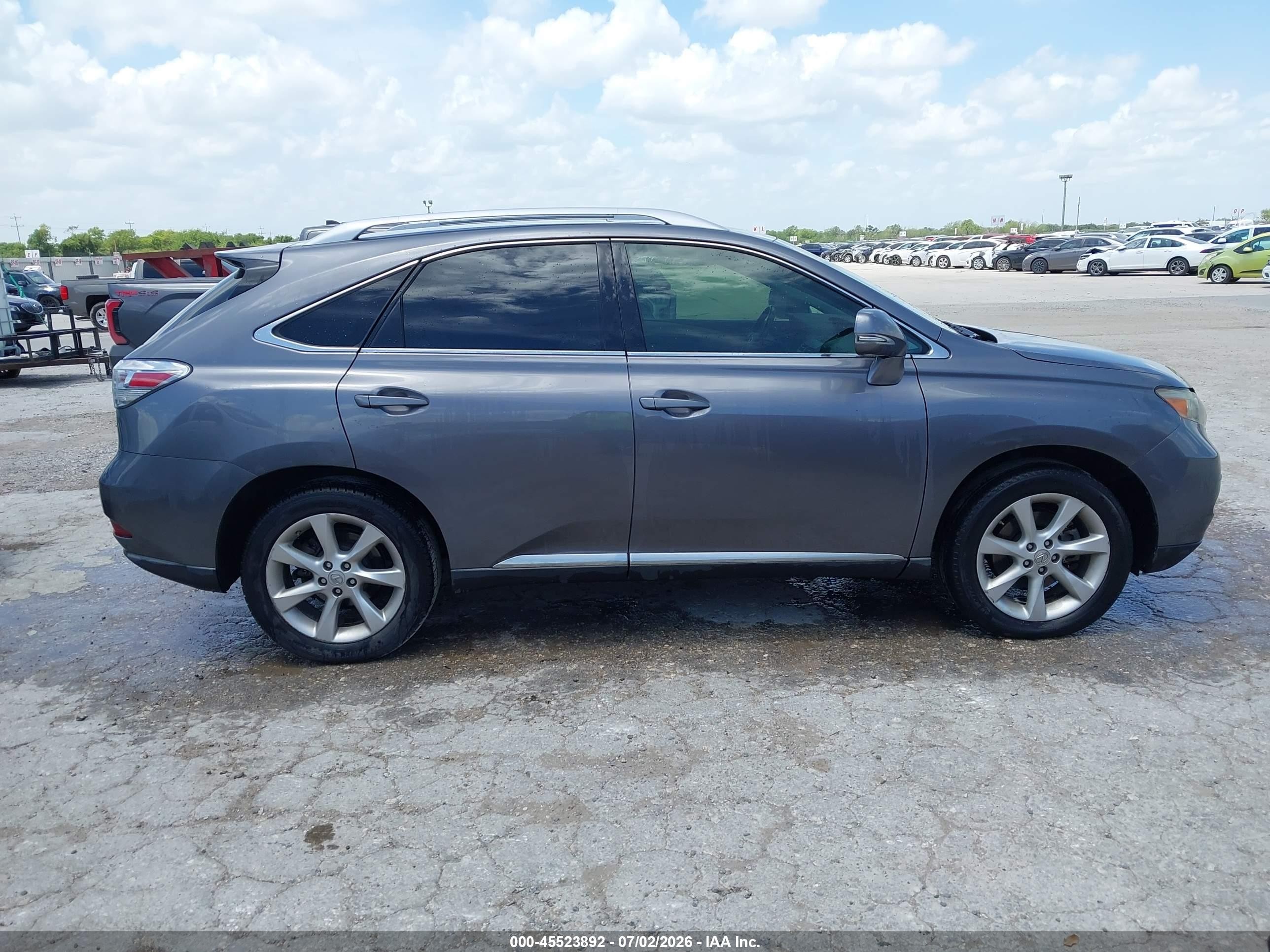2012 Lexus Rx 350   Gray vin: 2T2ZK1BA4CC066621