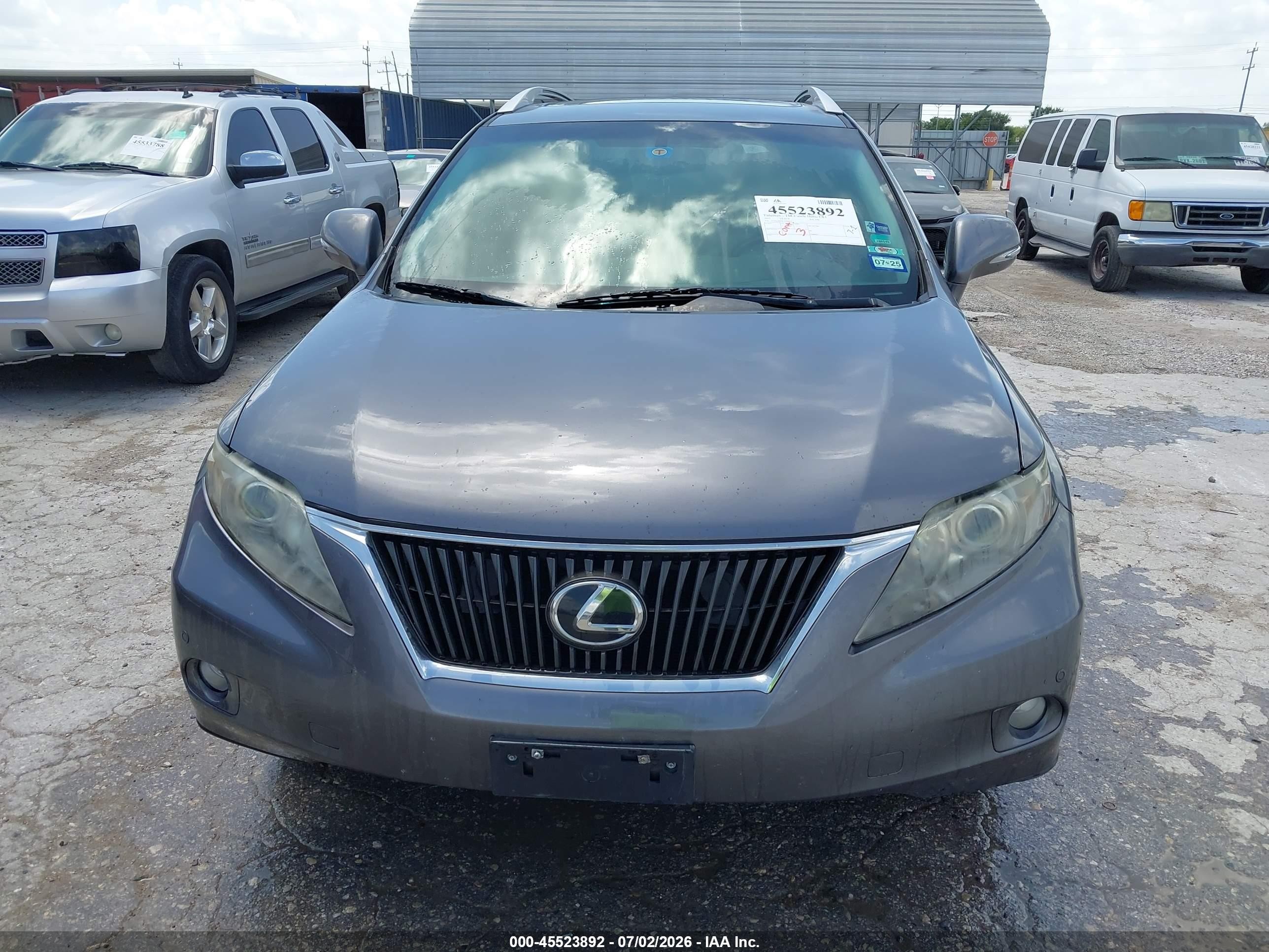 2012 Lexus Rx 350   Gray vin: 2T2ZK1BA4CC066621