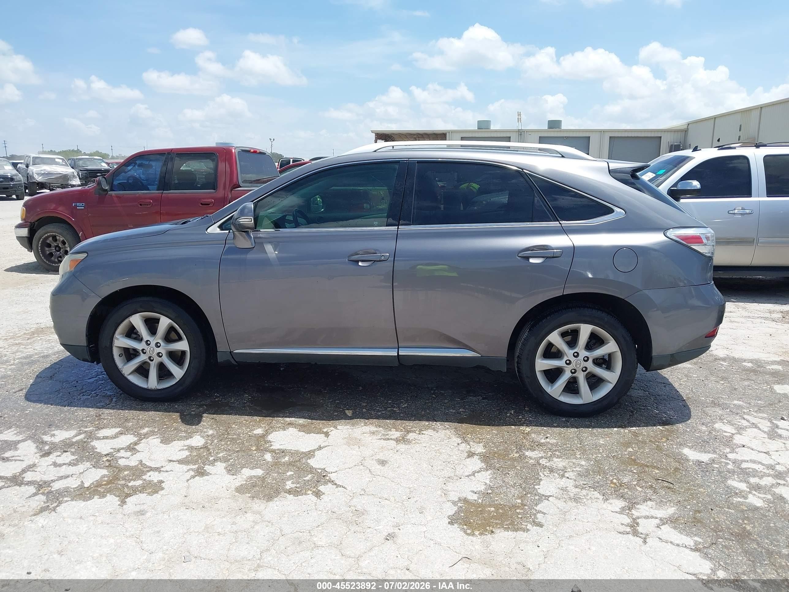 2012 Lexus Rx 350   Gray vin: 2T2ZK1BA4CC066621