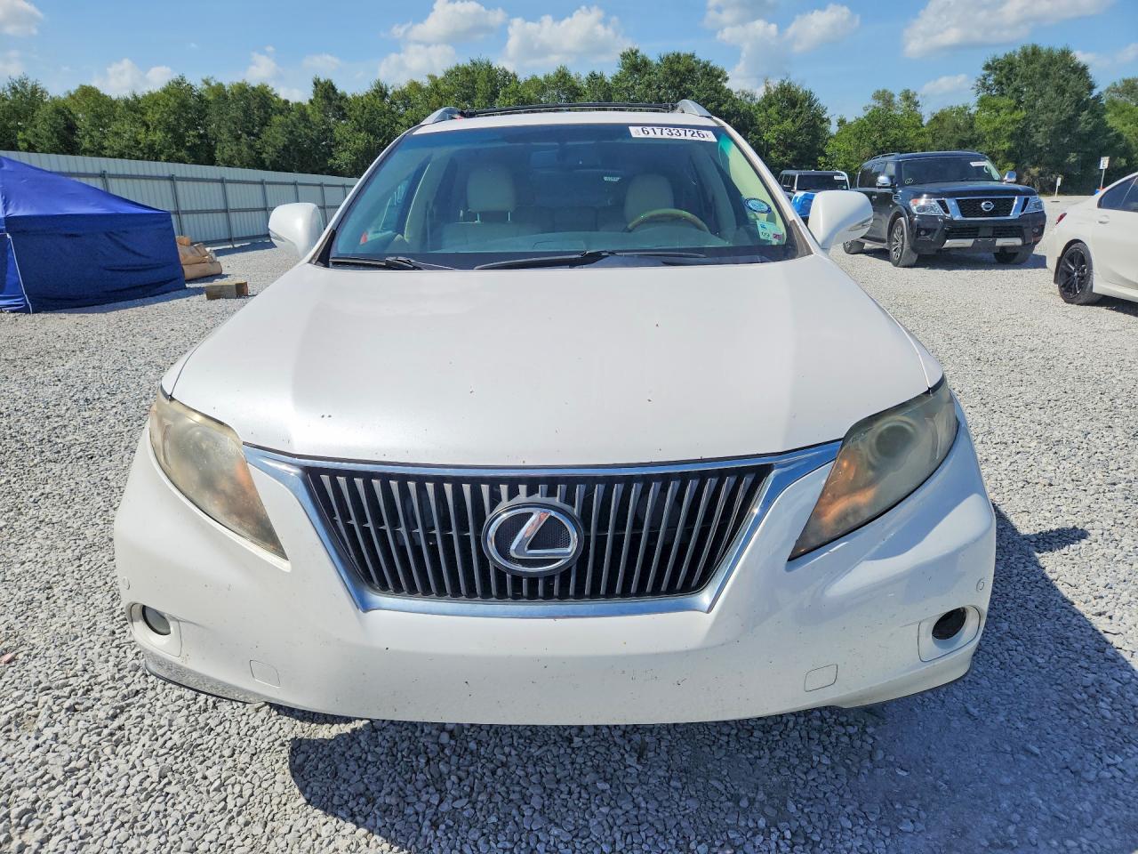 2012 Lexus Rx 350 White vin: 2T2ZK1BA4CC067316