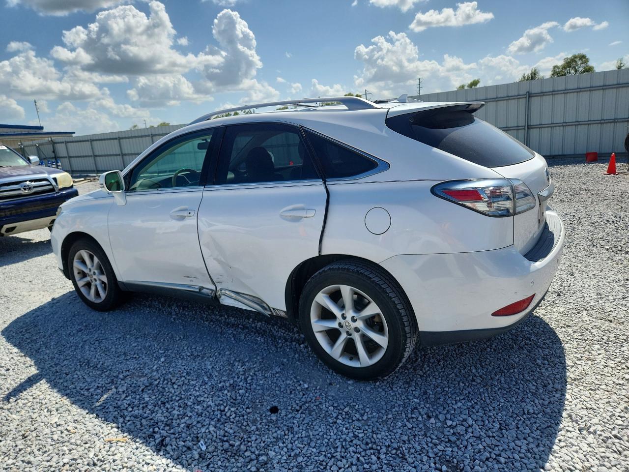 2012 Lexus Rx 350 White vin: 2T2ZK1BA4CC067316