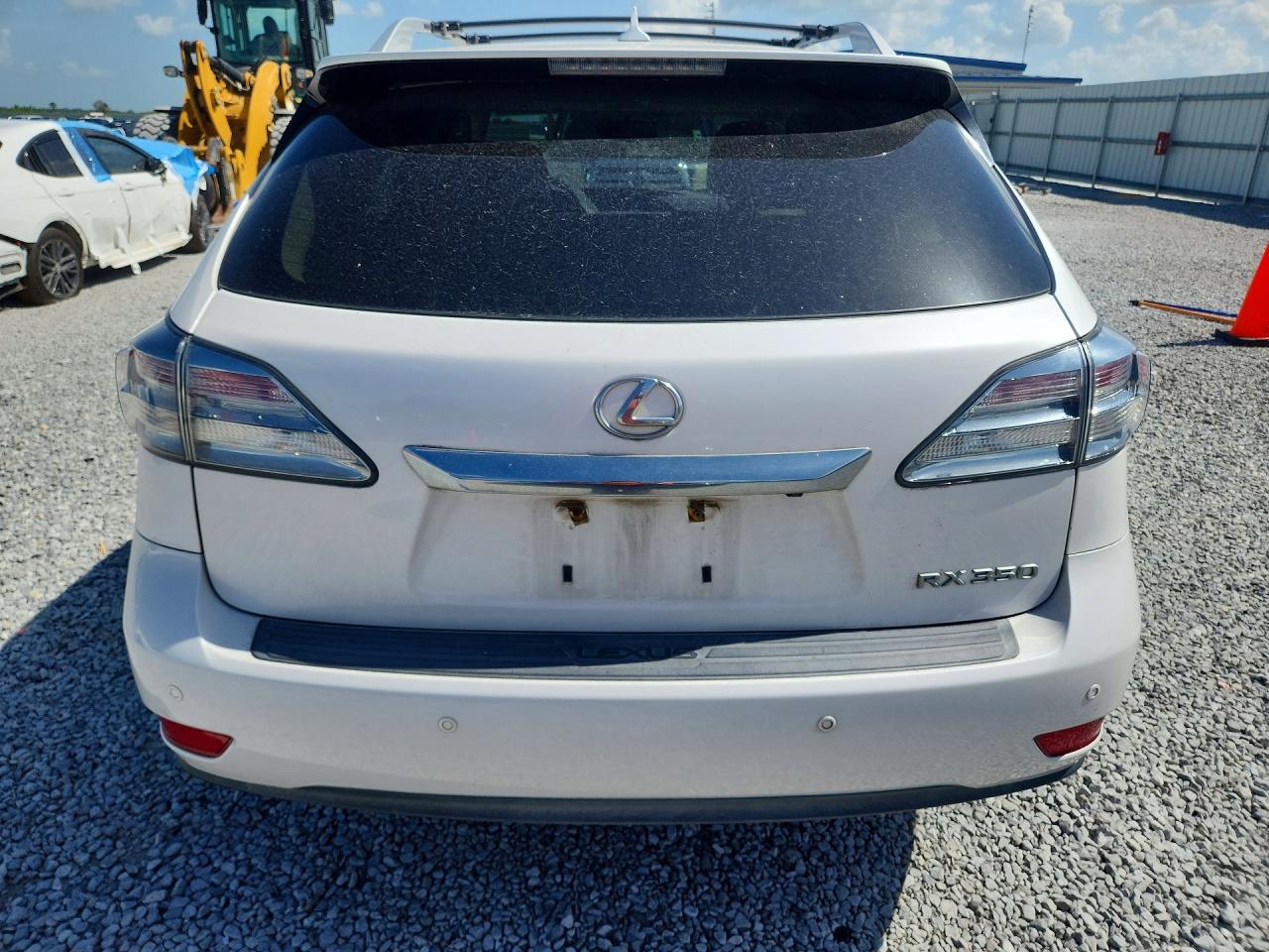 2012 Lexus Rx 350 White vin: 2T2ZK1BA4CC067316