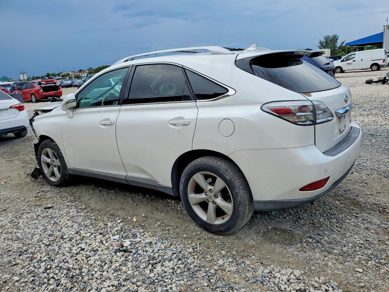 2012 Lexus Rx 350 White vin: 2T2ZK1BA4CC074363