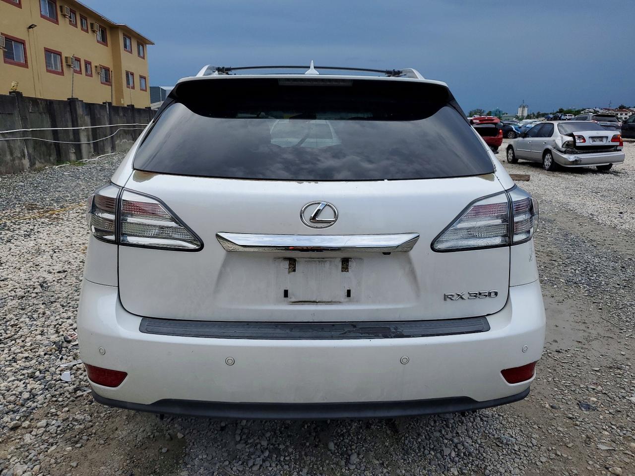 2012 Lexus Rx 350 White vin: 2T2ZK1BA4CC074363
