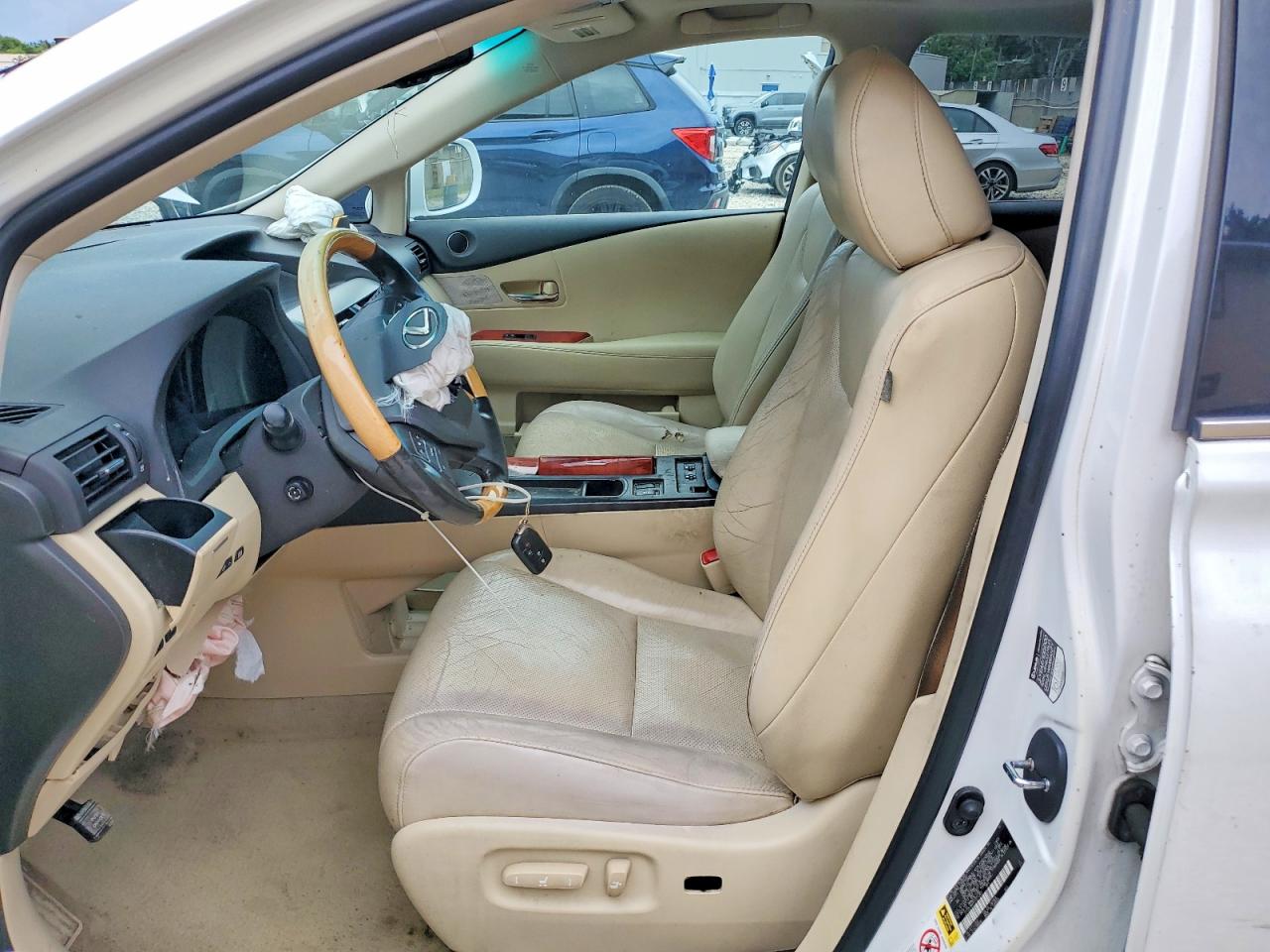2012 Lexus Rx 350 White vin: 2T2ZK1BA4CC074363