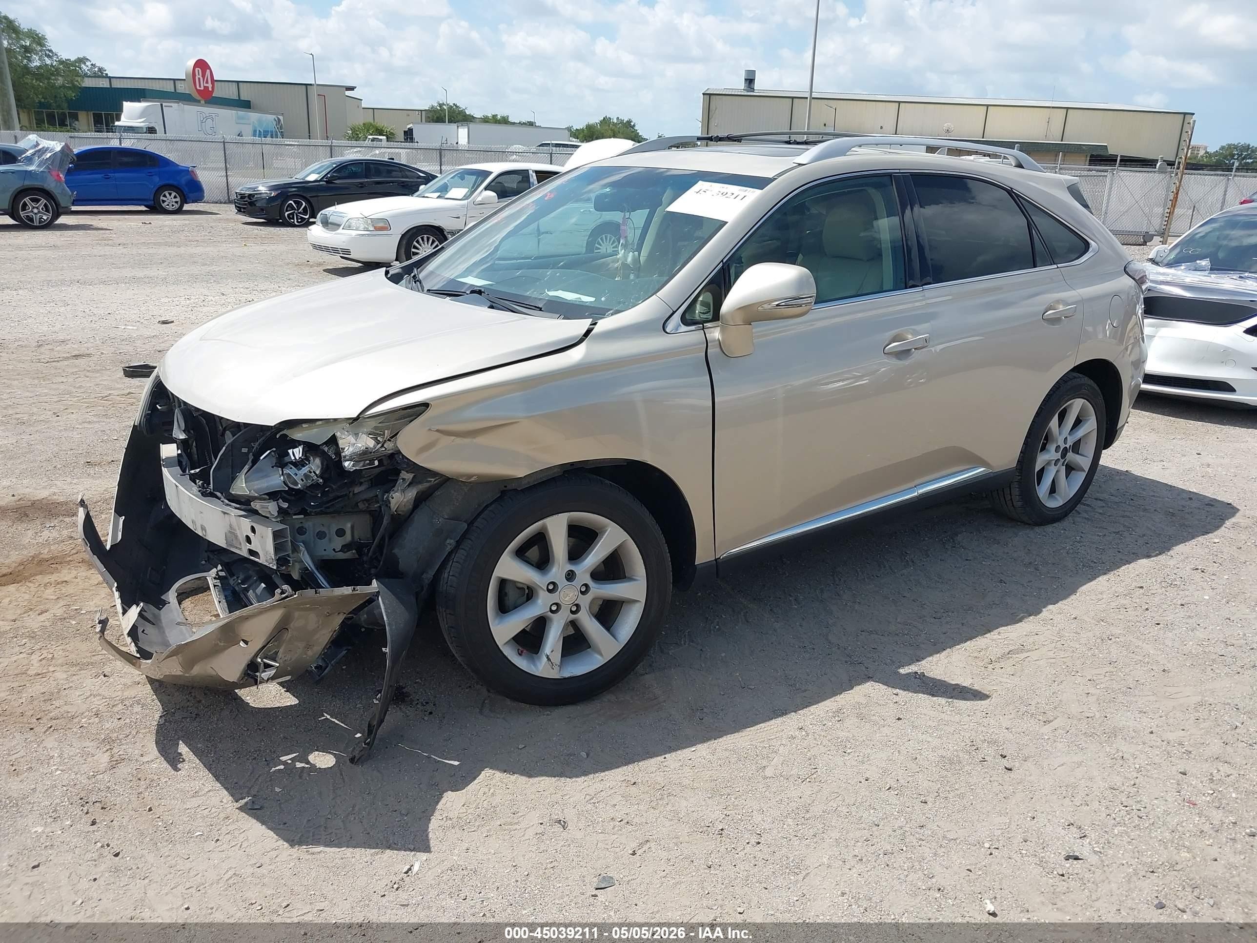 2012 Lexus Rx 350   Brown vin: 2T2ZK1BA4CC077229