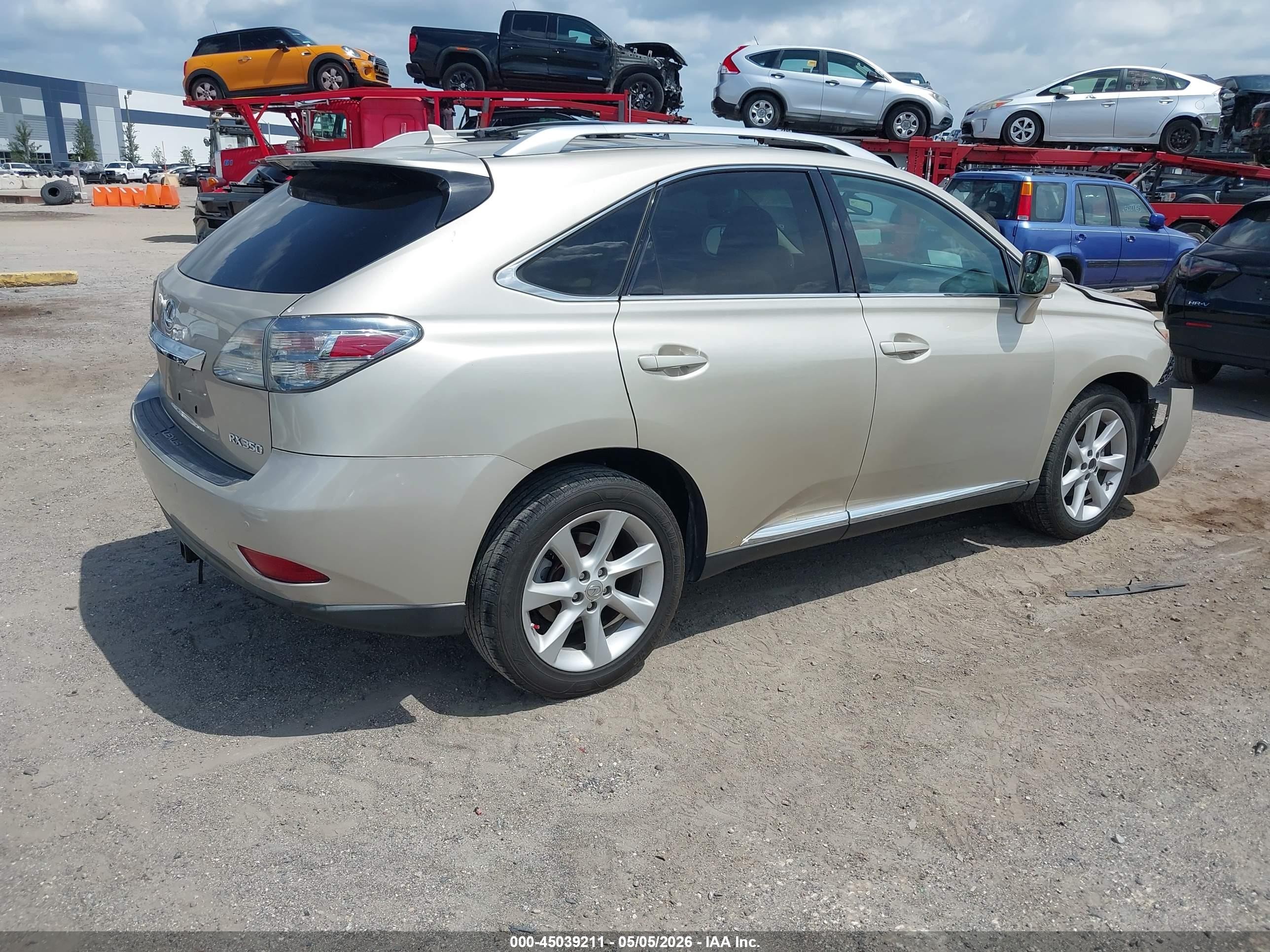 2012 Lexus Rx 350   Brown vin: 2T2ZK1BA4CC077229