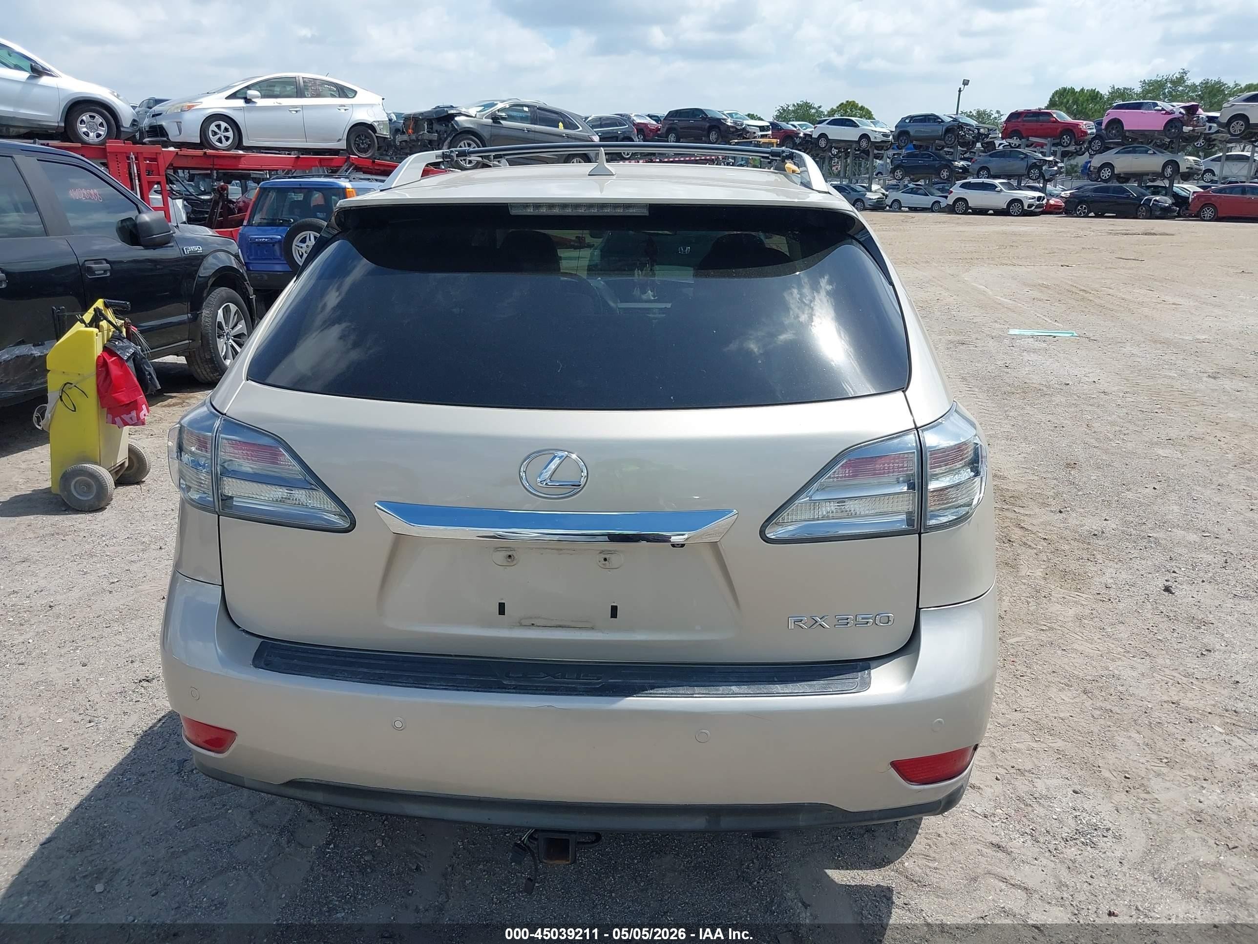 2012 Lexus Rx 350   Brown vin: 2T2ZK1BA4CC077229