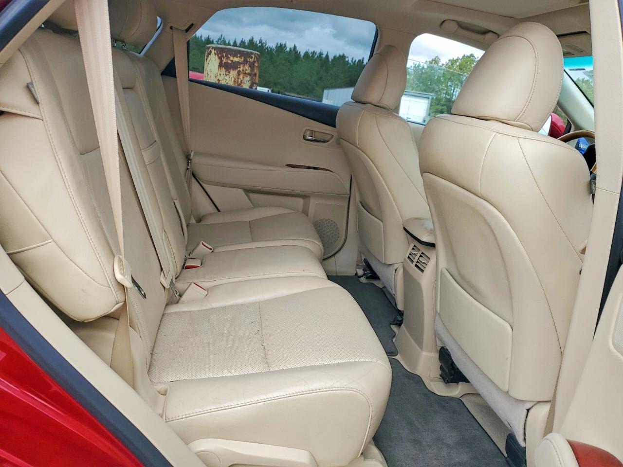 2012 Lexus Rx 350 Base Burgundy vin: 2T2ZK1BA4CC077344