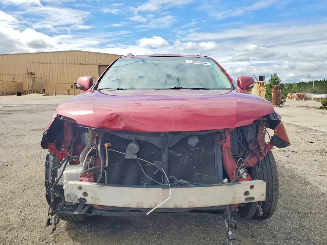 2012 Lexus Rx 350 Base Burgundy vin: 2T2ZK1BA4CC077344