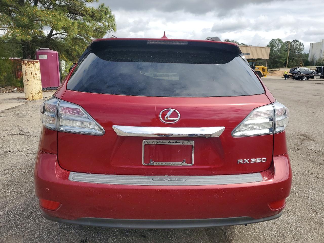 2012 Lexus Rx 350 Base Burgundy vin: 2T2ZK1BA4CC077344