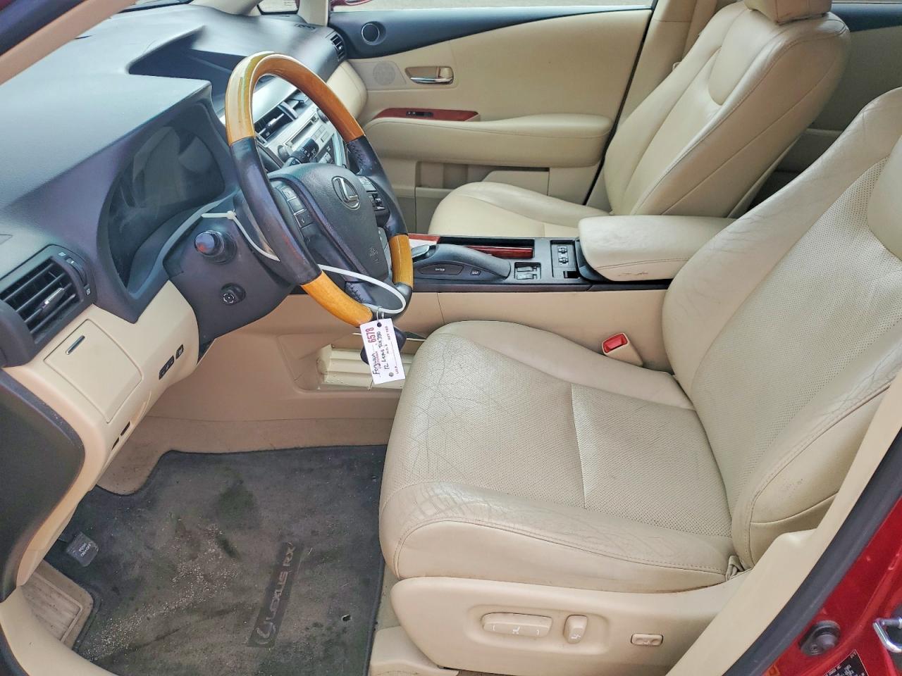 2012 Lexus Rx 350 Base Burgundy vin: 2T2ZK1BA4CC077344