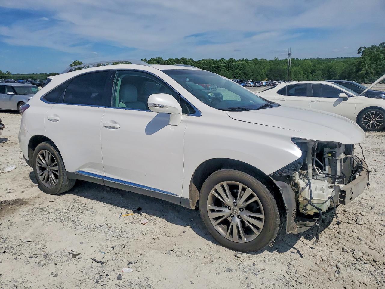 2013 Lexus Rx 350 White vin: 2T2ZK1BA4DC089737
