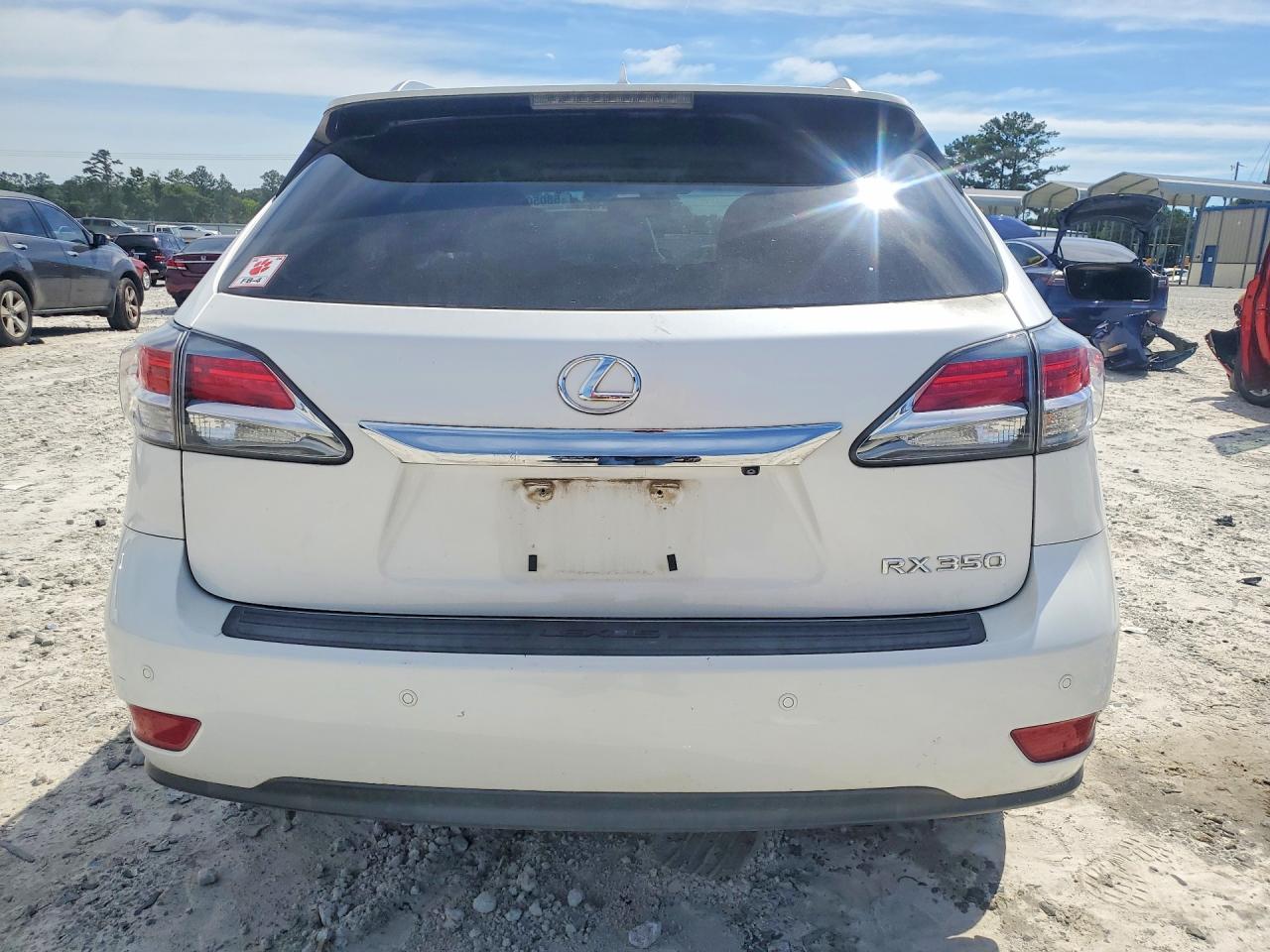 2013 Lexus Rx 350 White vin: 2T2ZK1BA4DC089737