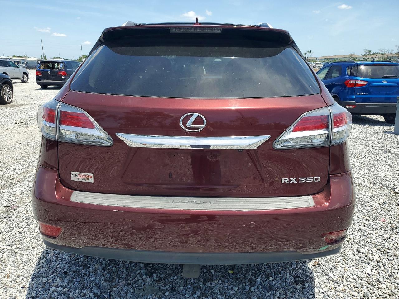 2013 Lexus Rx 350 Темно-бордовый vin: 2T2ZK1BA4DC092184