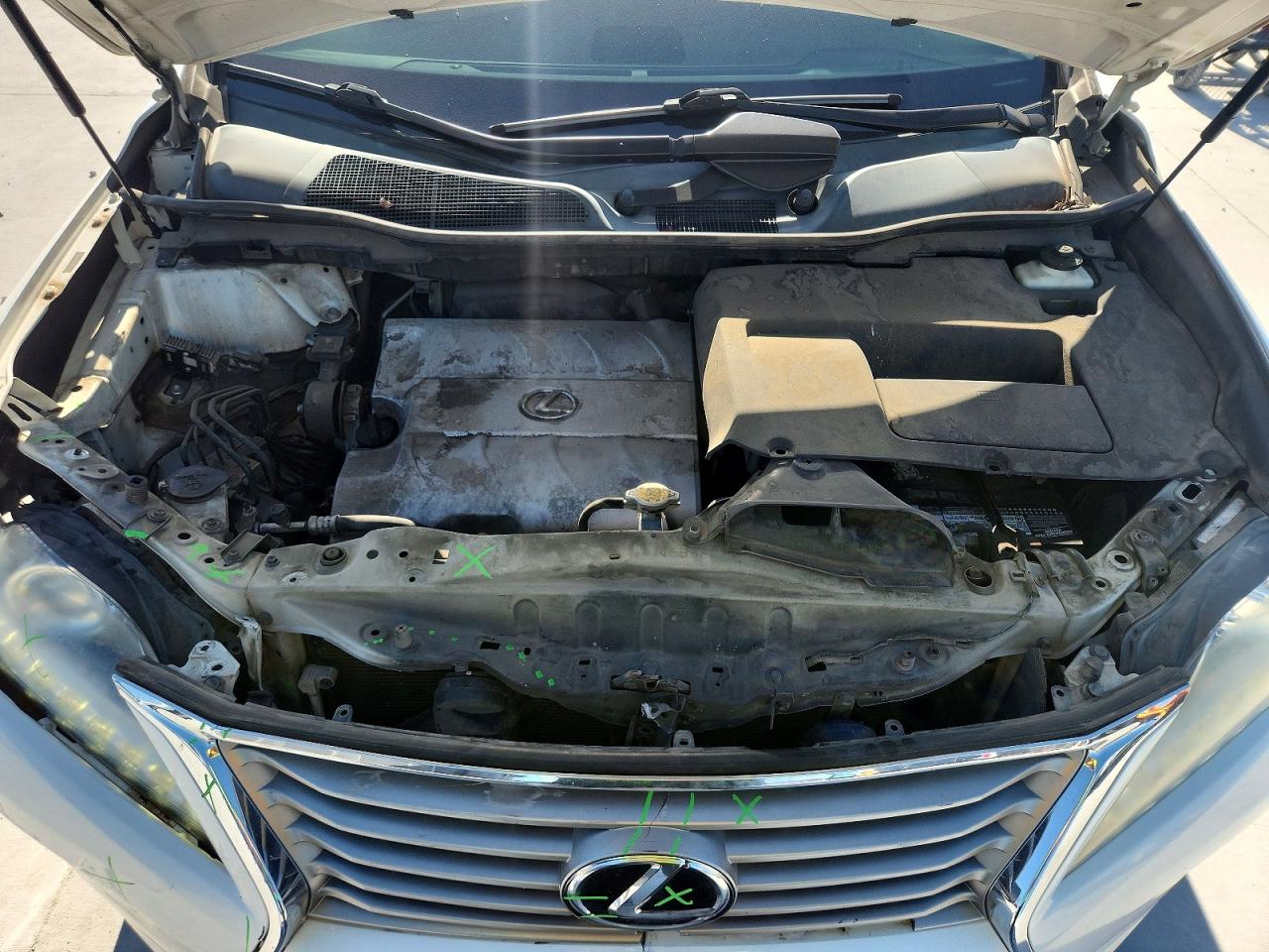 2013 Lexus Rx 350 White vin: 2T2ZK1BA4DC109632