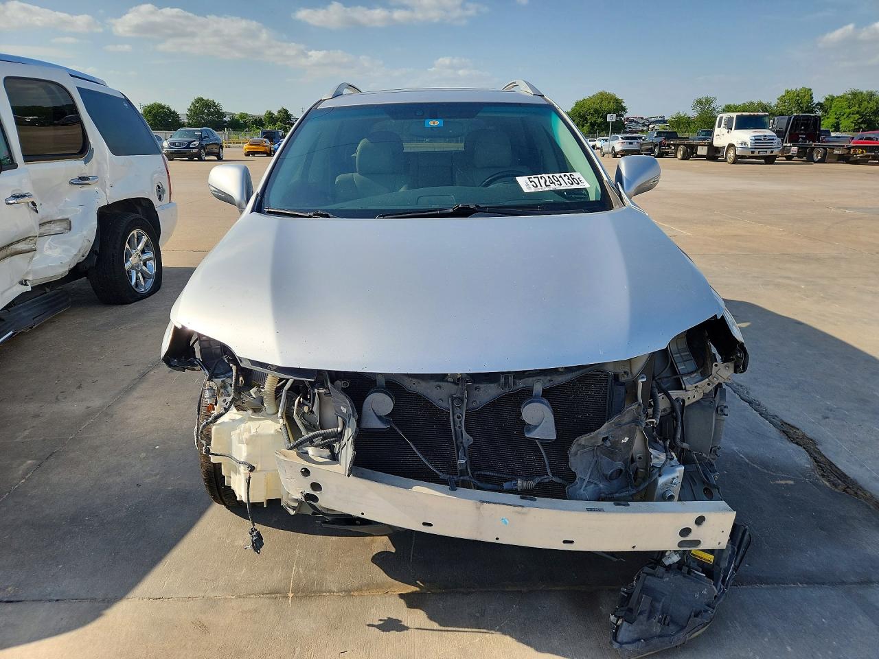 2013 Lexus Rx 350 Silver vin: 2T2ZK1BA4DC115088