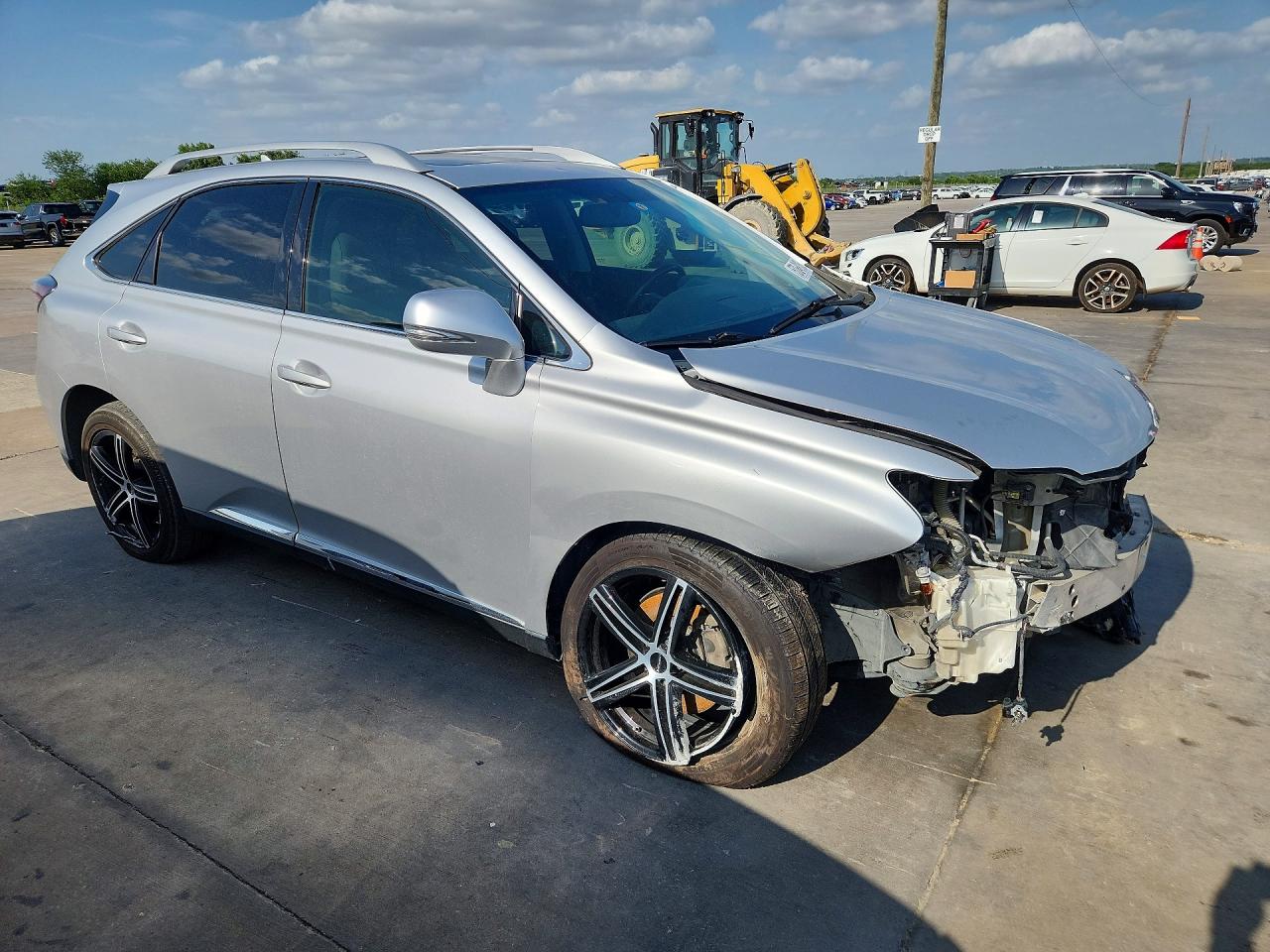 2013 Lexus Rx 350 Silver vin: 2T2ZK1BA4DC115088