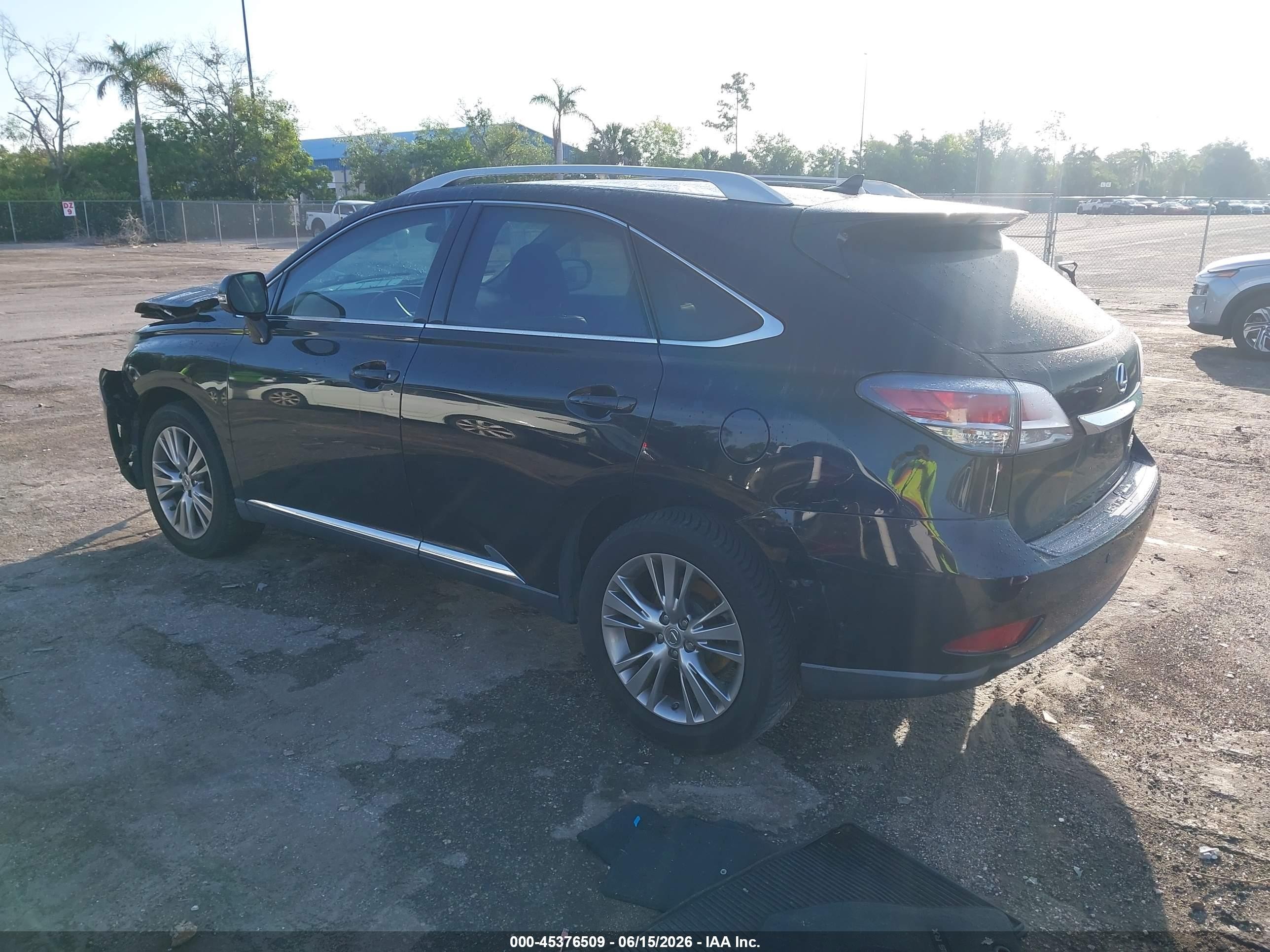 2013 Lexus Rx 350   Black vin: 2T2ZK1BA4DC123370