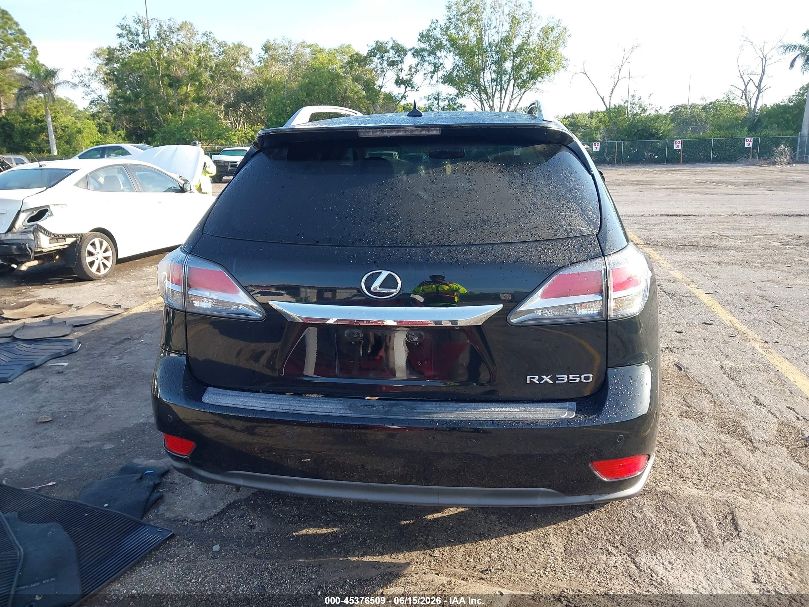 2013 Lexus Rx 350   Black vin: 2T2ZK1BA4DC123370