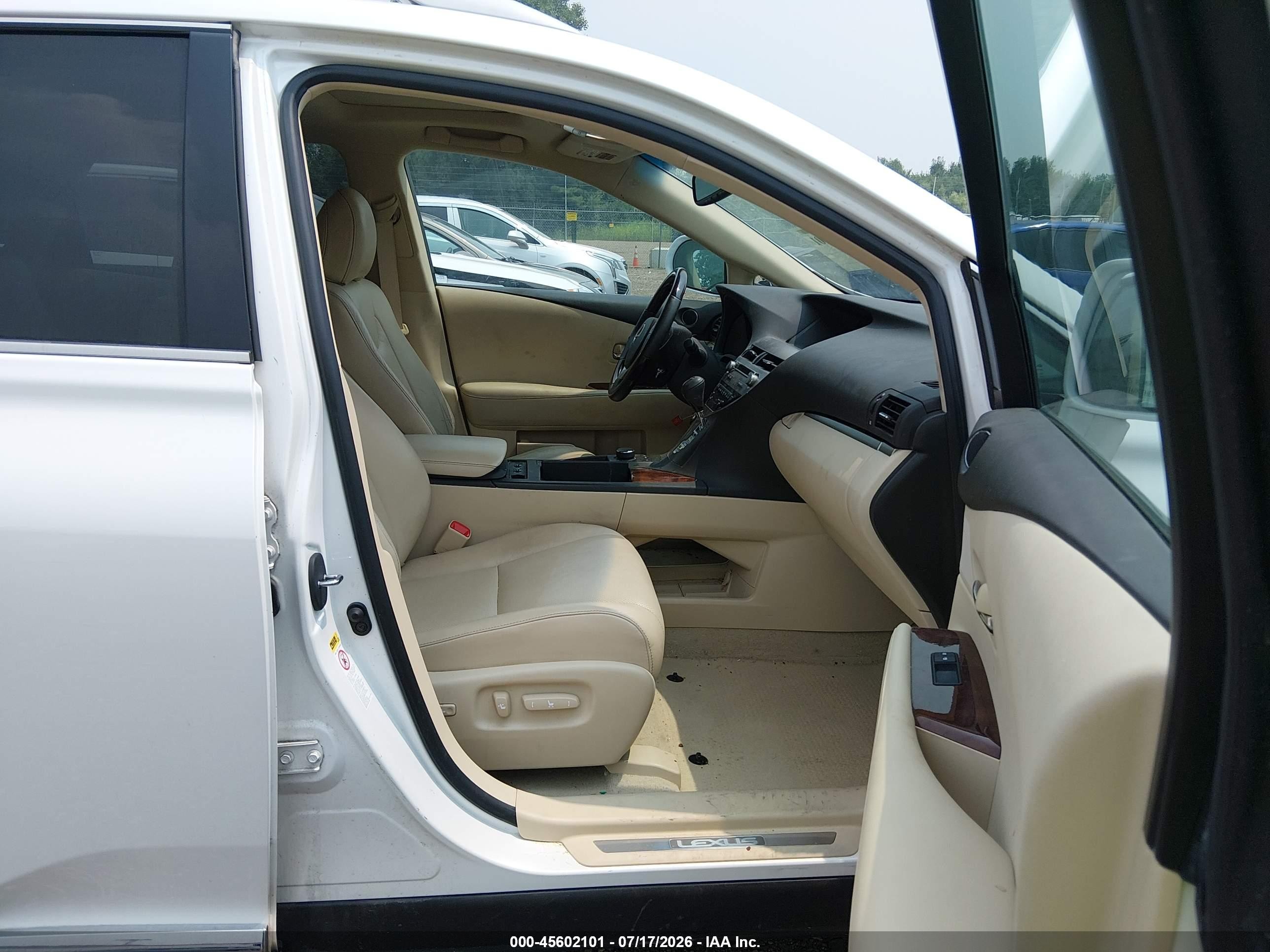 2013 Lexus Rx 350   White vin: 2T2ZK1BA4DC124907