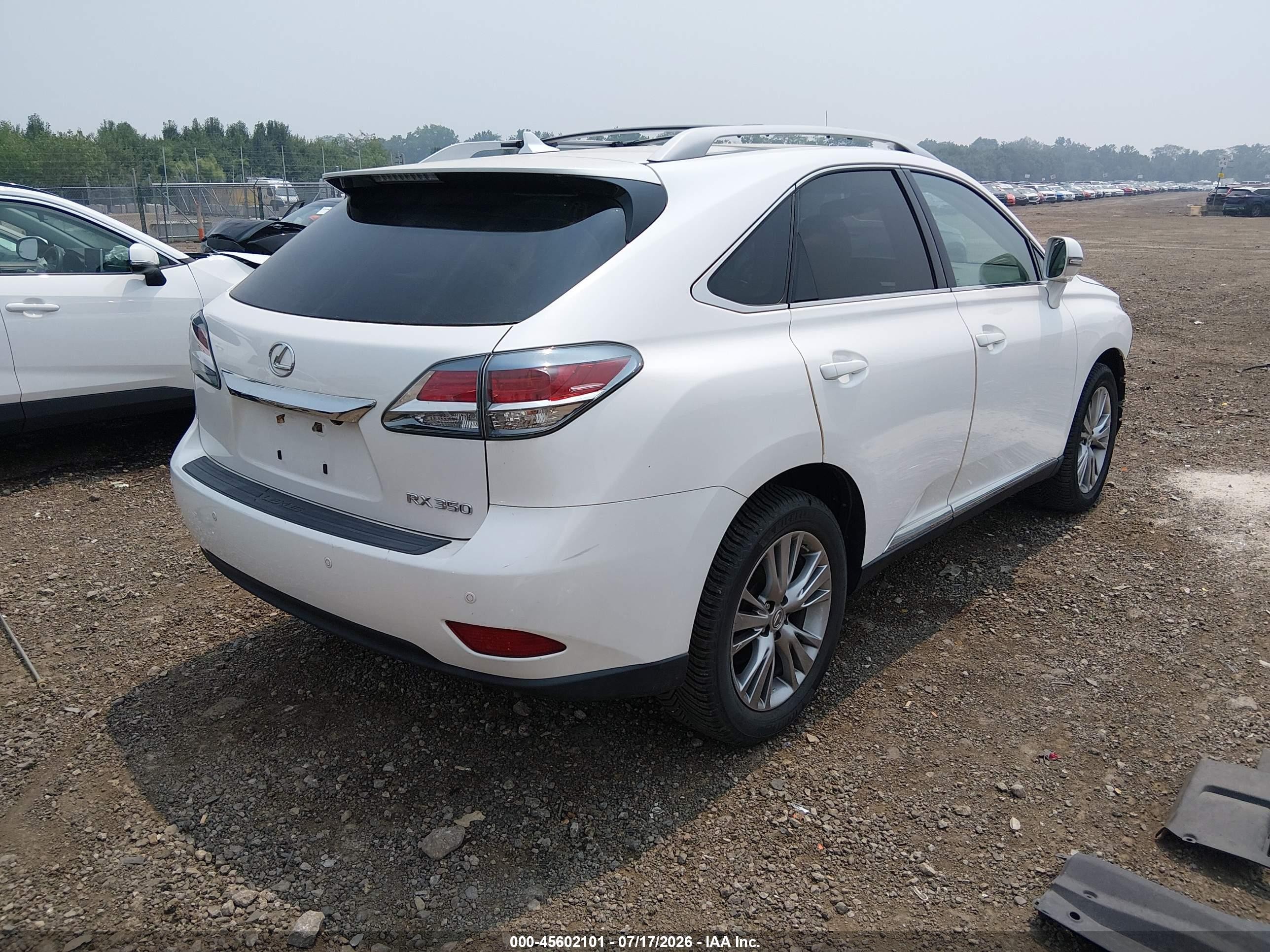 2013 Lexus Rx 350   White vin: 2T2ZK1BA4DC124907