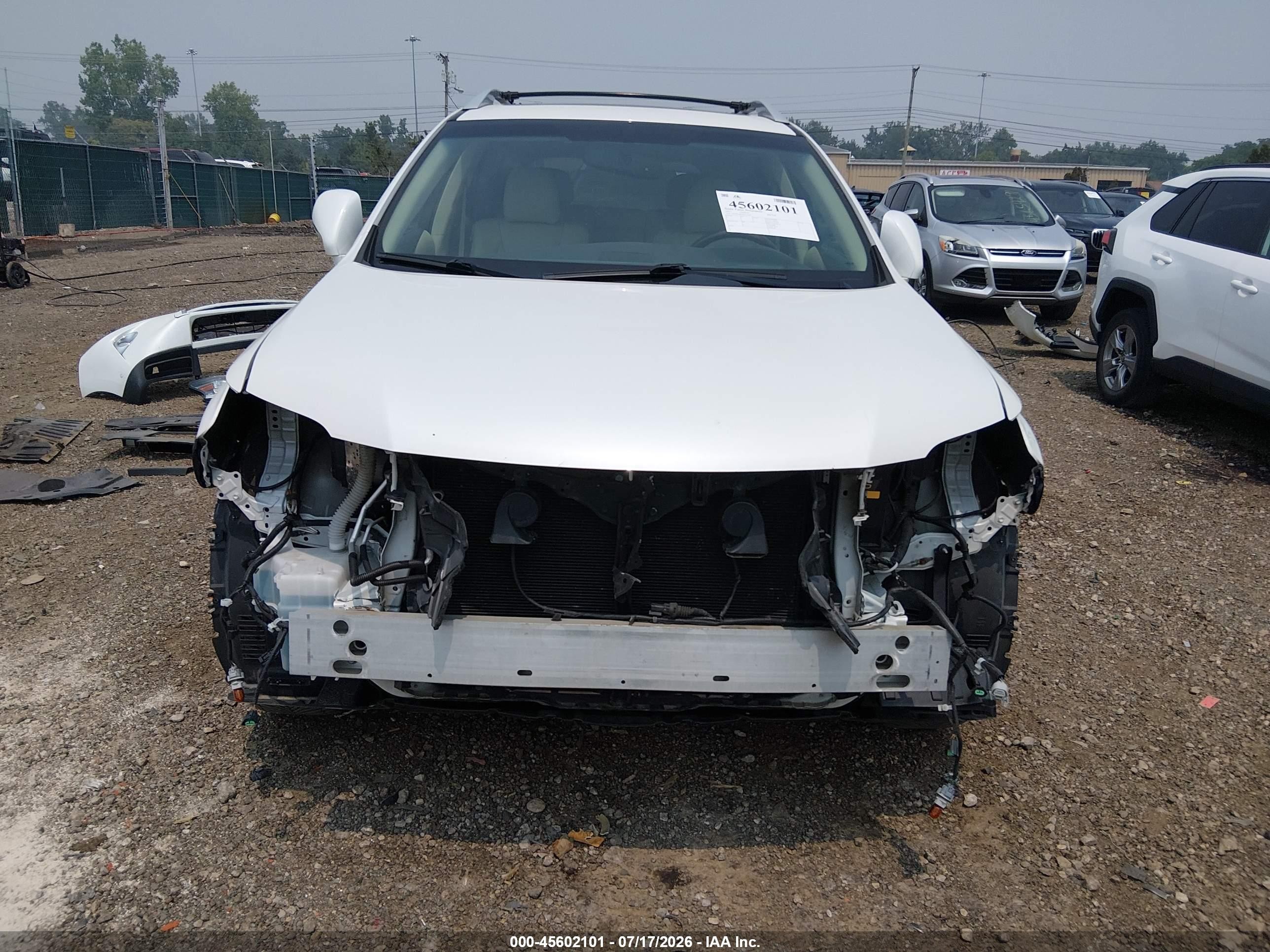 2013 Lexus Rx 350   White vin: 2T2ZK1BA4DC124907