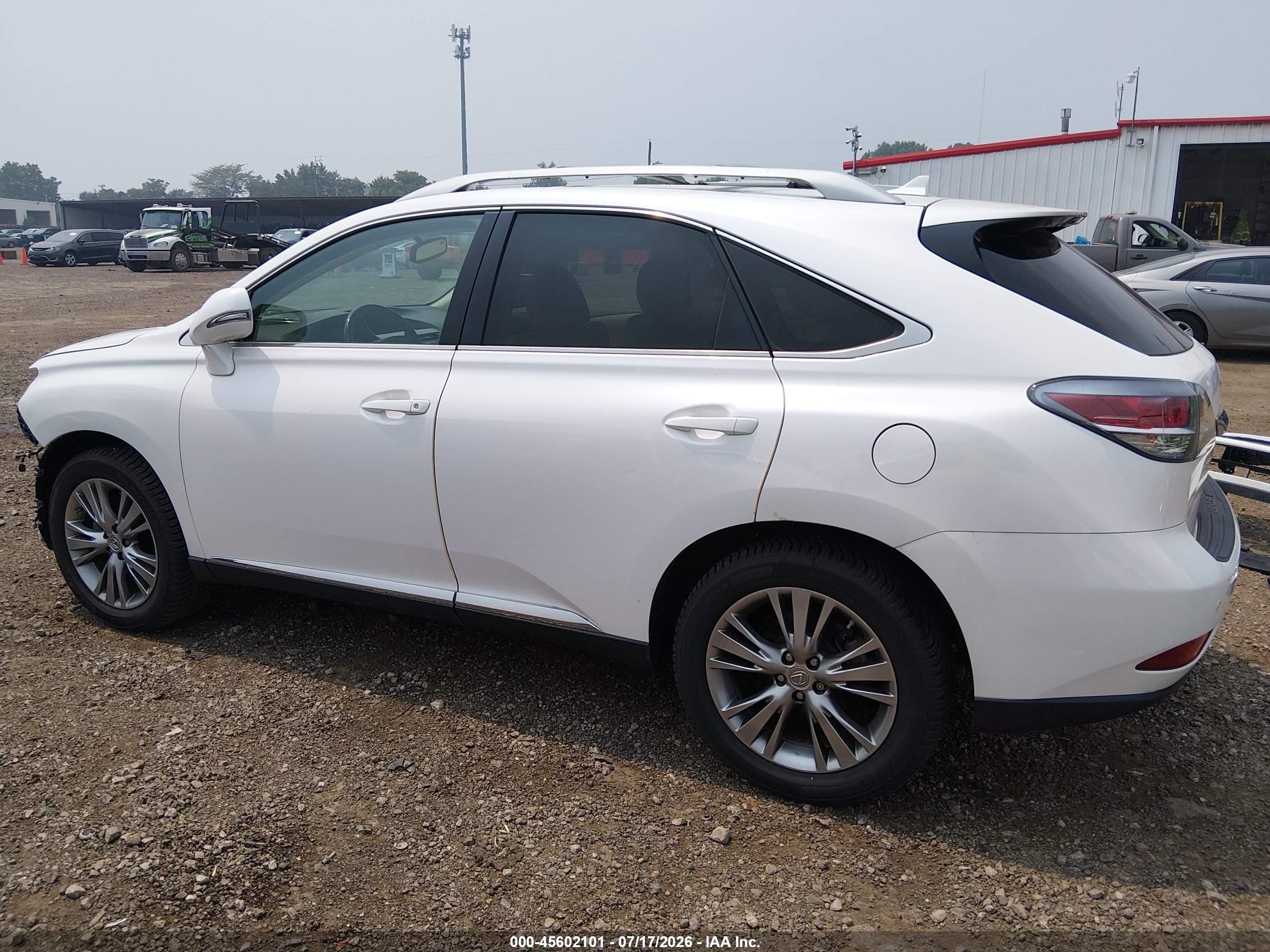 2013 Lexus Rx 350   White vin: 2T2ZK1BA4DC124907
