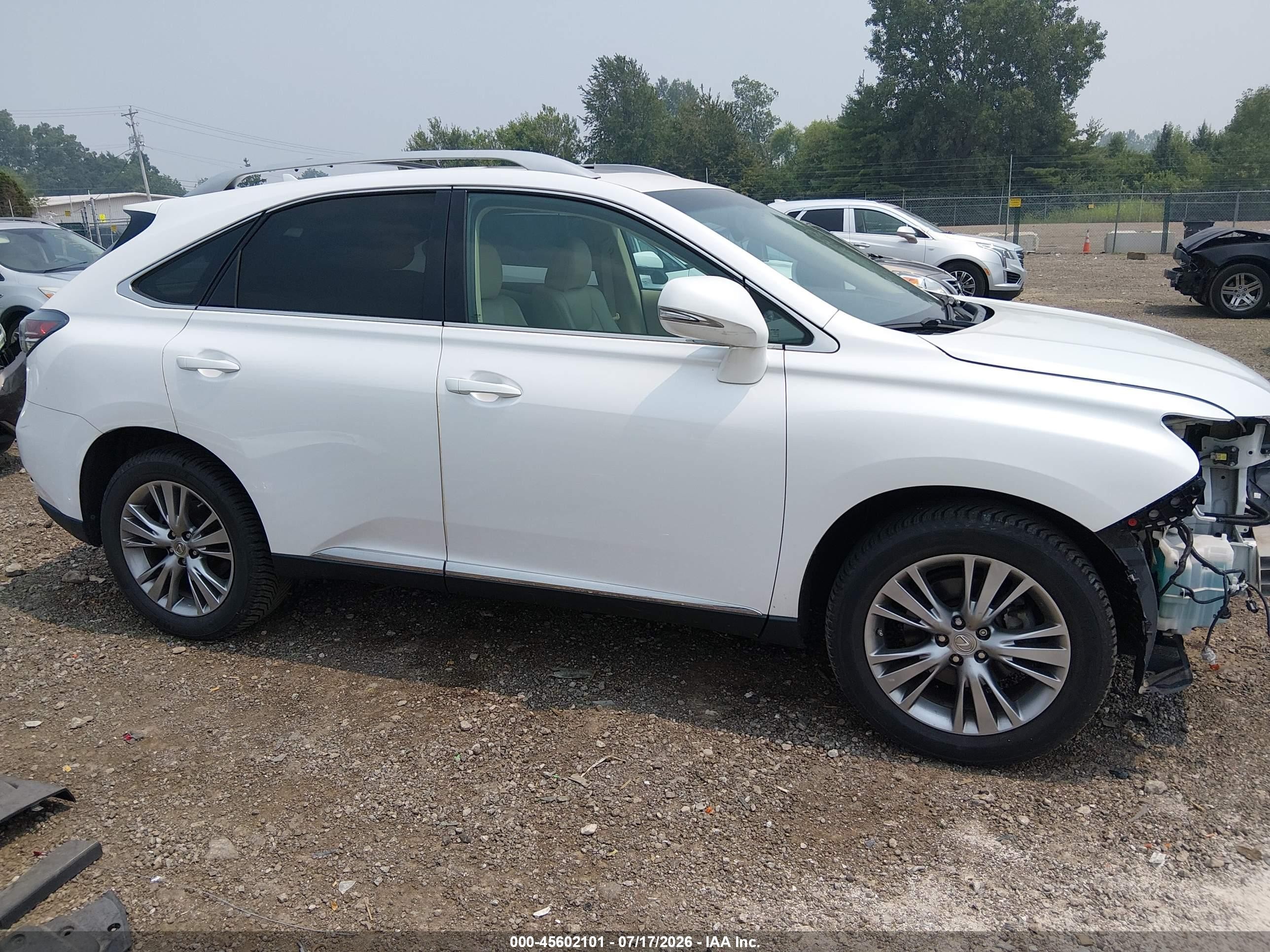 2013 Lexus Rx 350   White vin: 2T2ZK1BA4DC124907