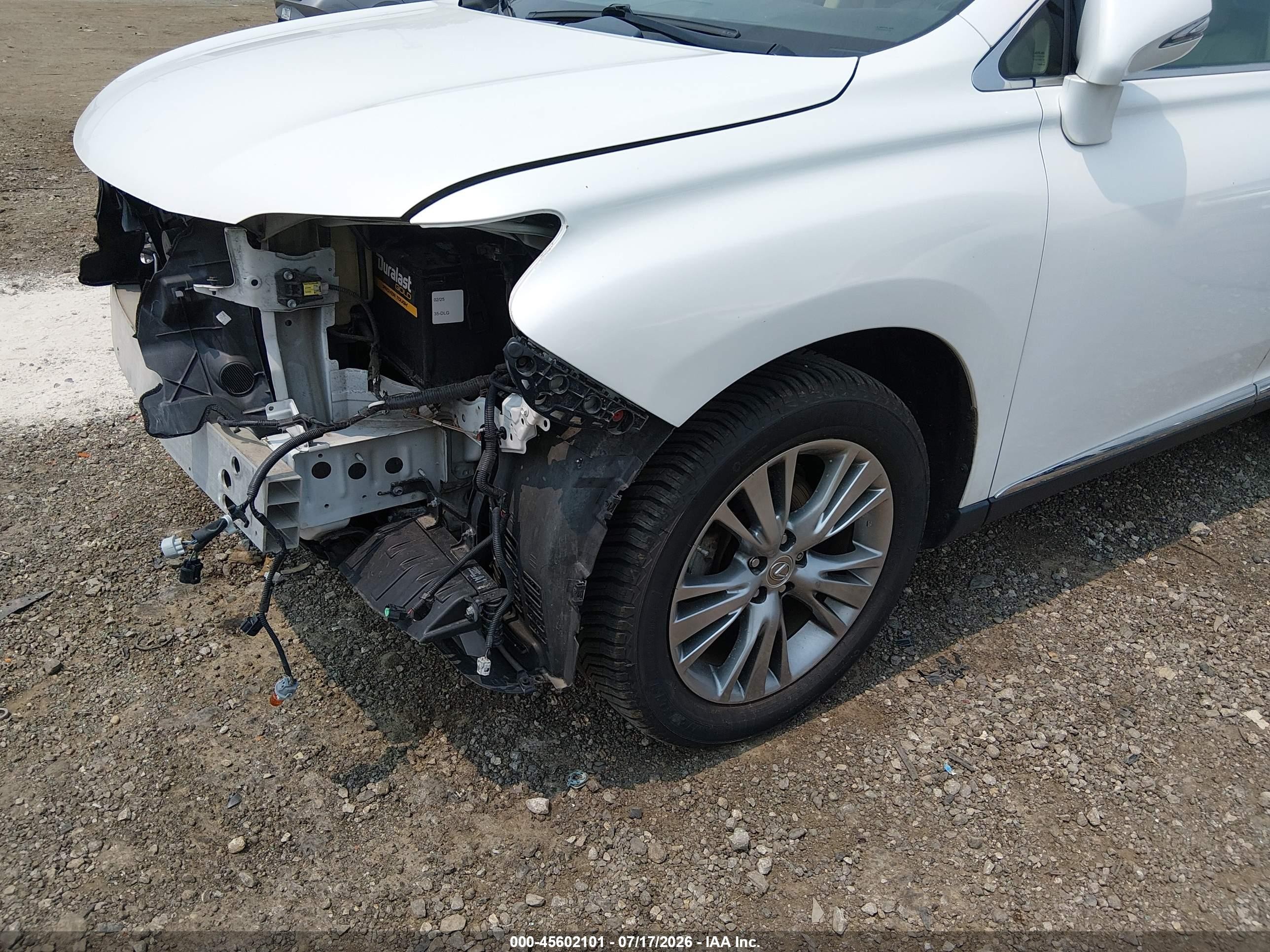 2013 Lexus Rx 350   White vin: 2T2ZK1BA4DC124907