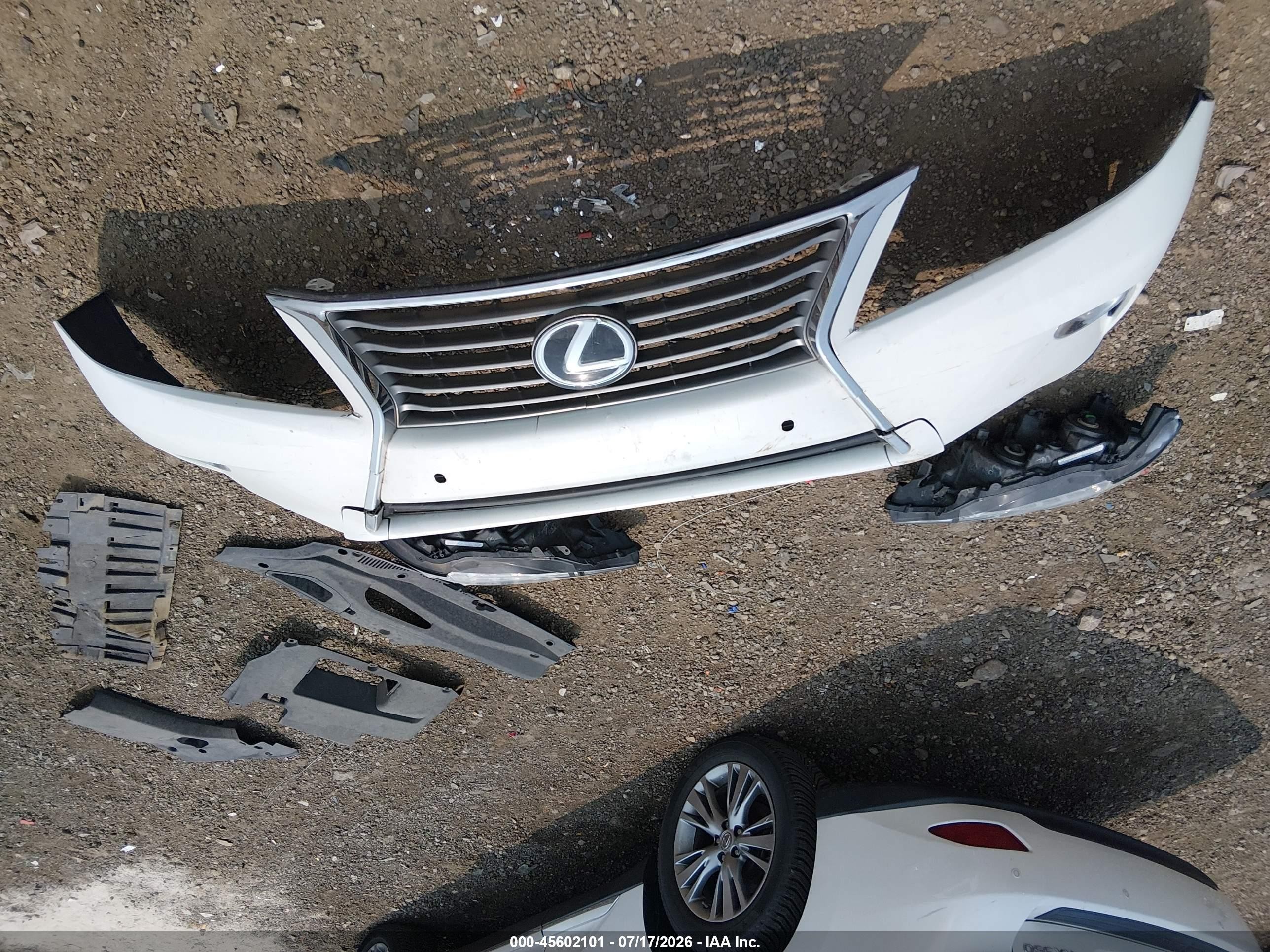 2013 Lexus Rx 350   White vin: 2T2ZK1BA4DC124907