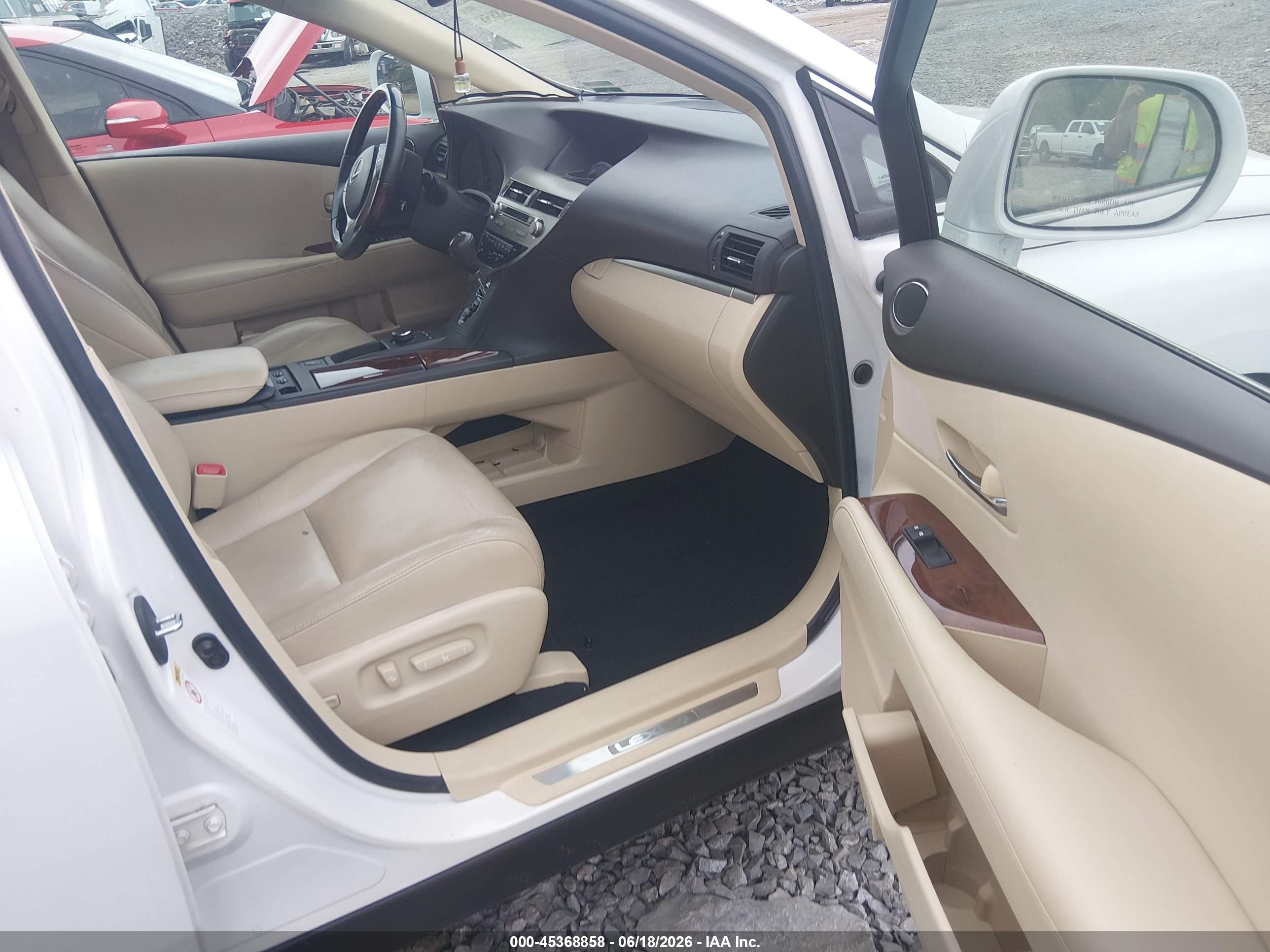 2013 Lexus Rx 350   White vin: 2T2ZK1BA4DC131260
