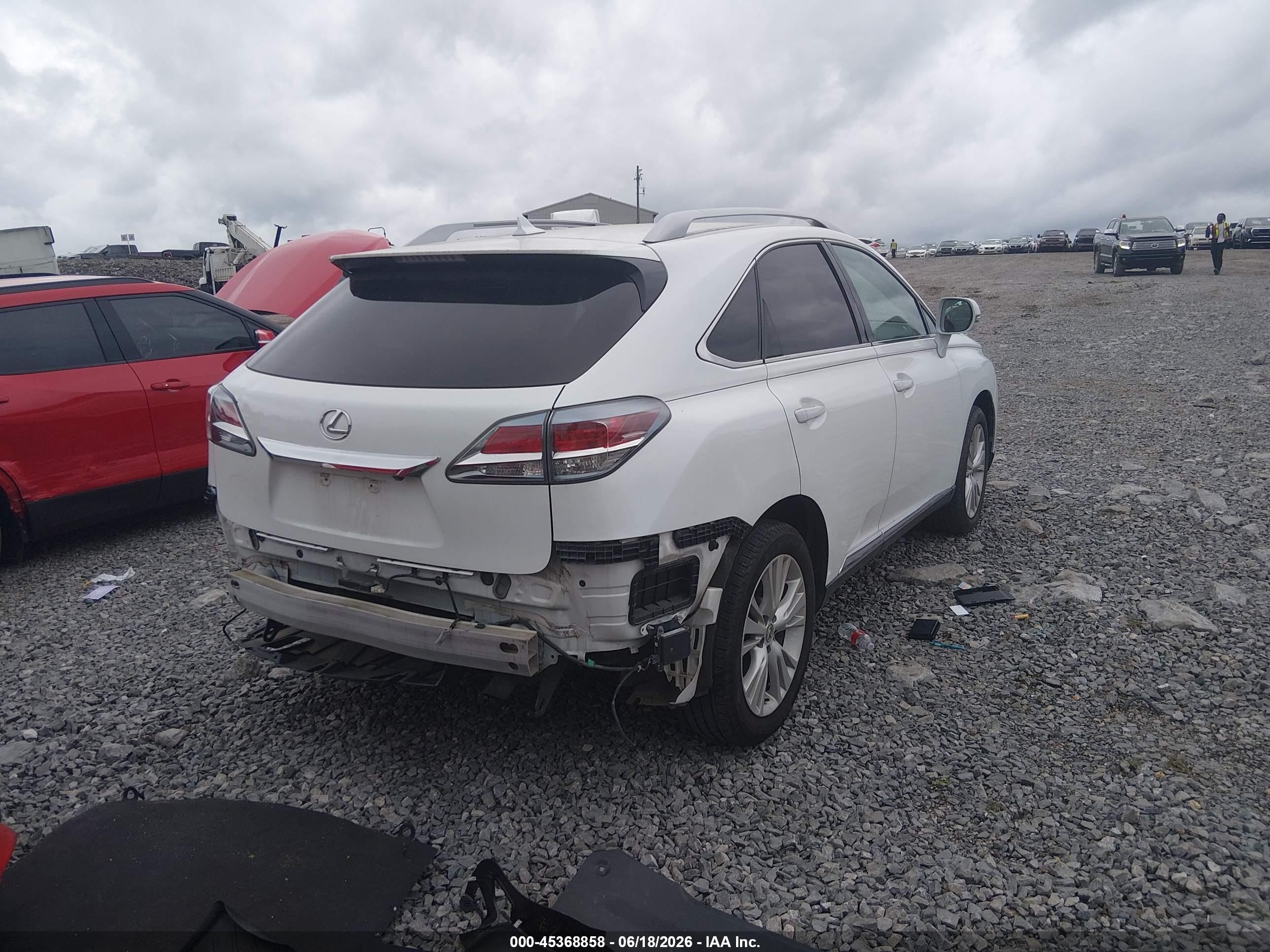 2013 Lexus Rx 350   White vin: 2T2ZK1BA4DC131260