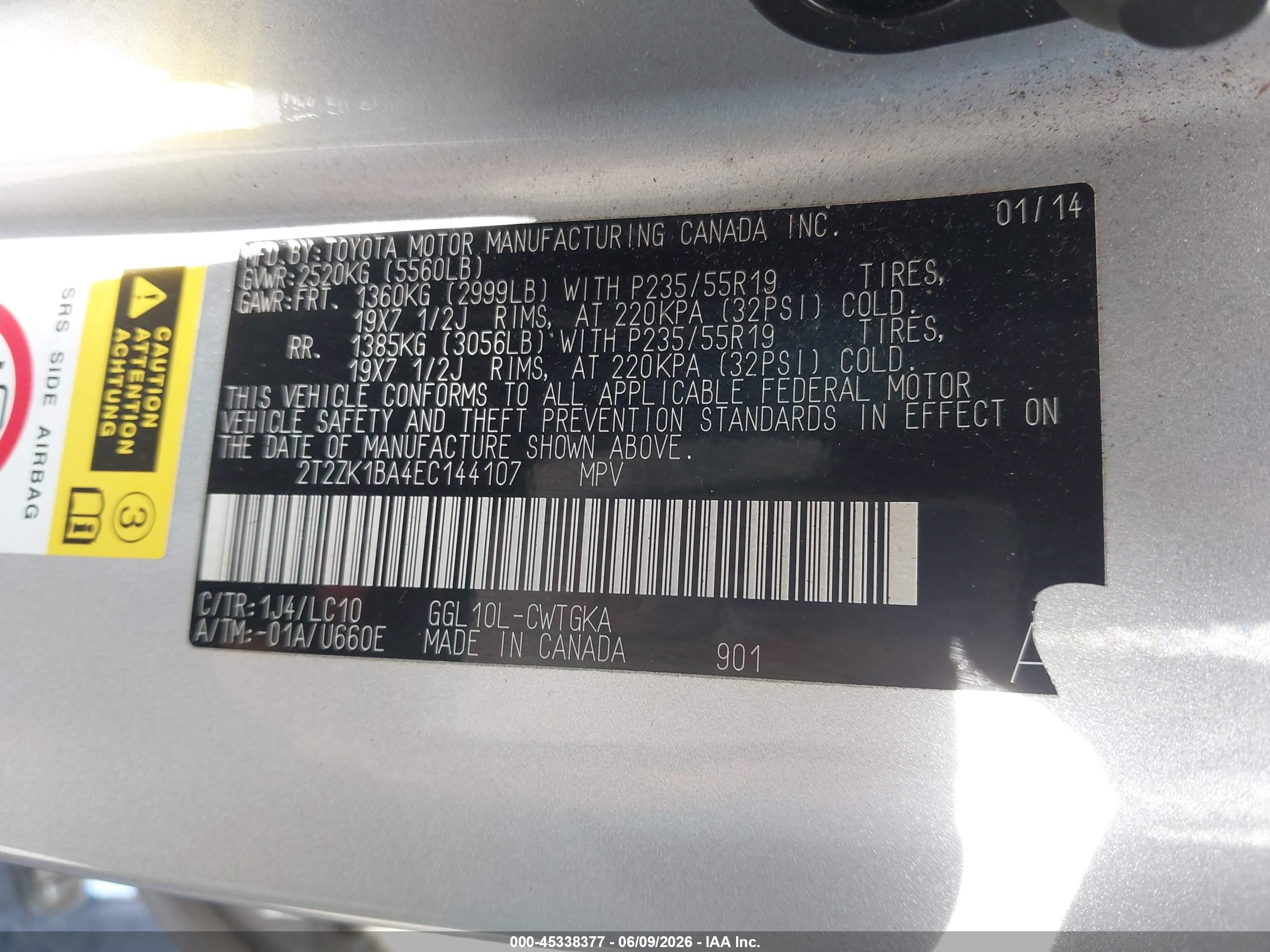2014 Lexus Rx 350   Silver vin: 2T2ZK1BA4EC144107