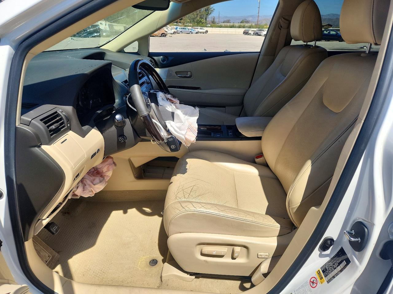 2015 Lexus Rx 350 Base White vin: 2T2ZK1BA4FC173981