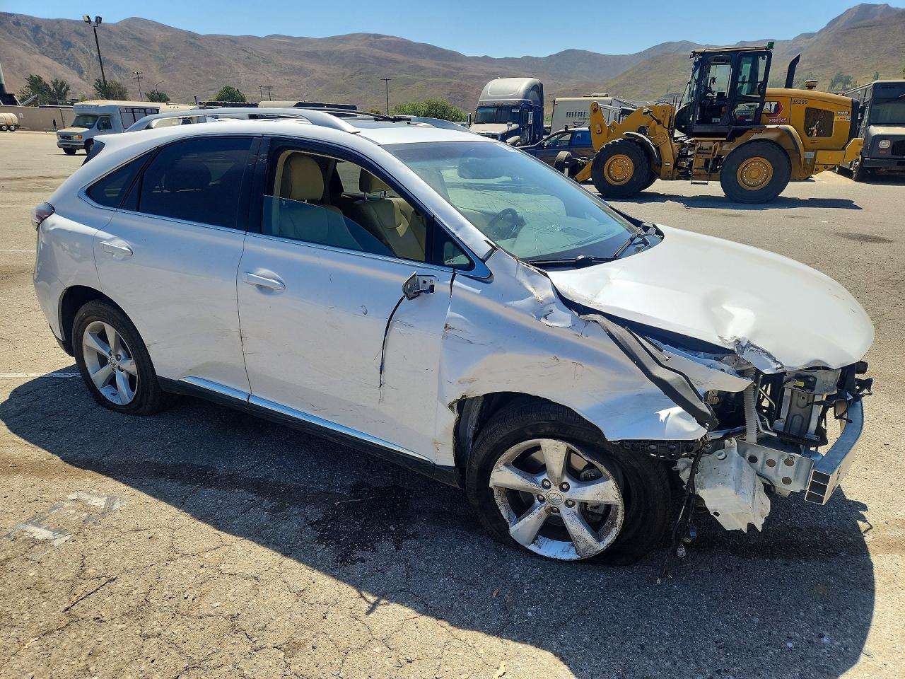 2015 Lexus Rx 350 Base White vin: 2T2ZK1BA4FC173981