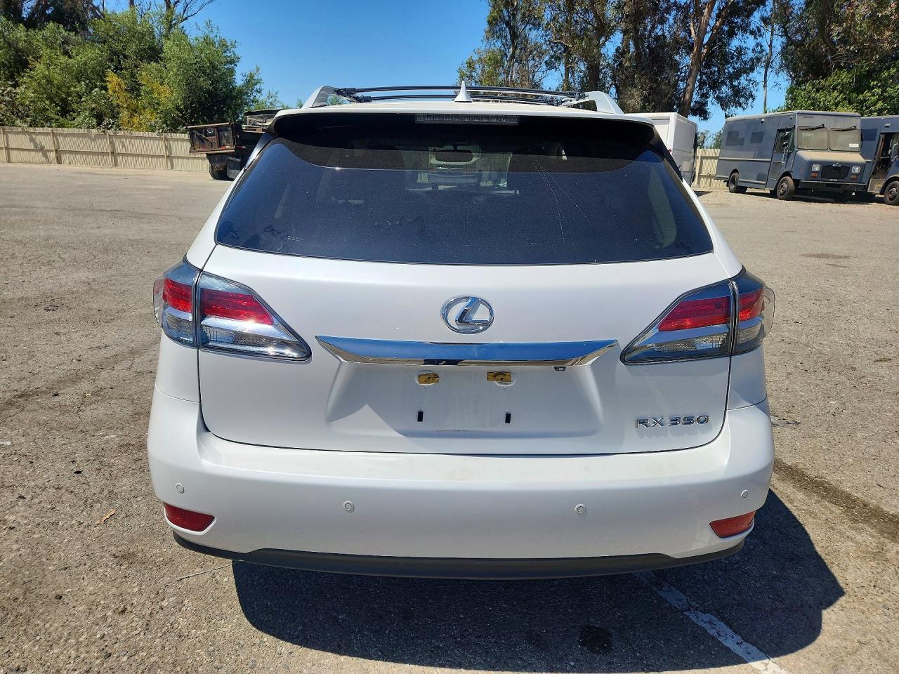 2015 Lexus Rx 350 Base White vin: 2T2ZK1BA4FC173981