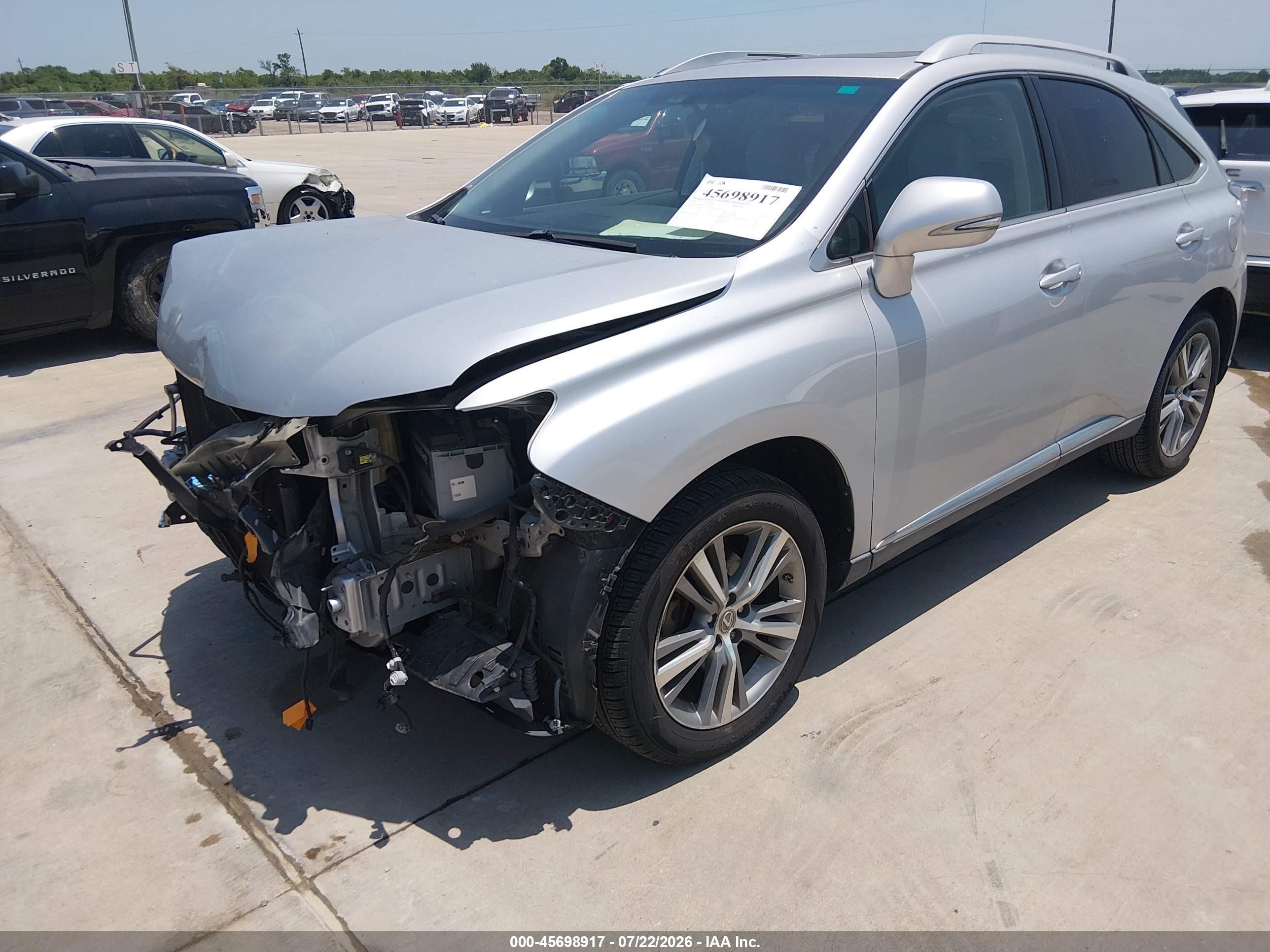 2015 Lexus Rx 350   Silver vin: 2T2ZK1BA4FC178243