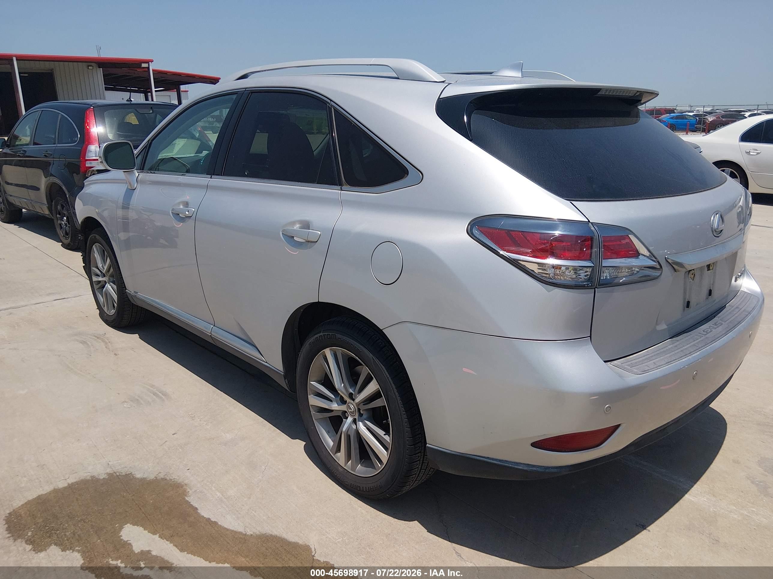 2015 Lexus Rx 350   Silver vin: 2T2ZK1BA4FC178243