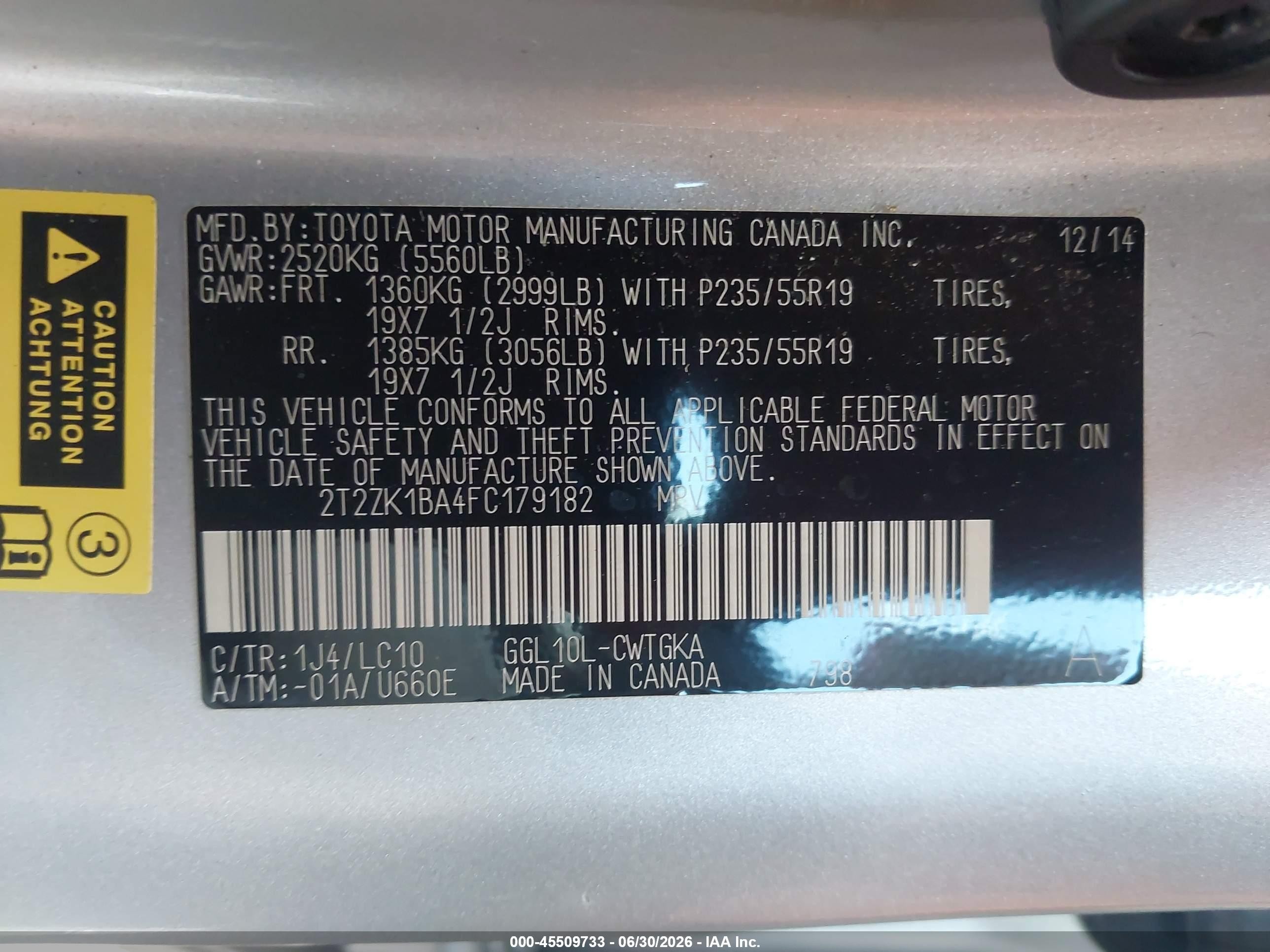2015 Lexus Rx 350   Silver vin: 2T2ZK1BA4FC179182