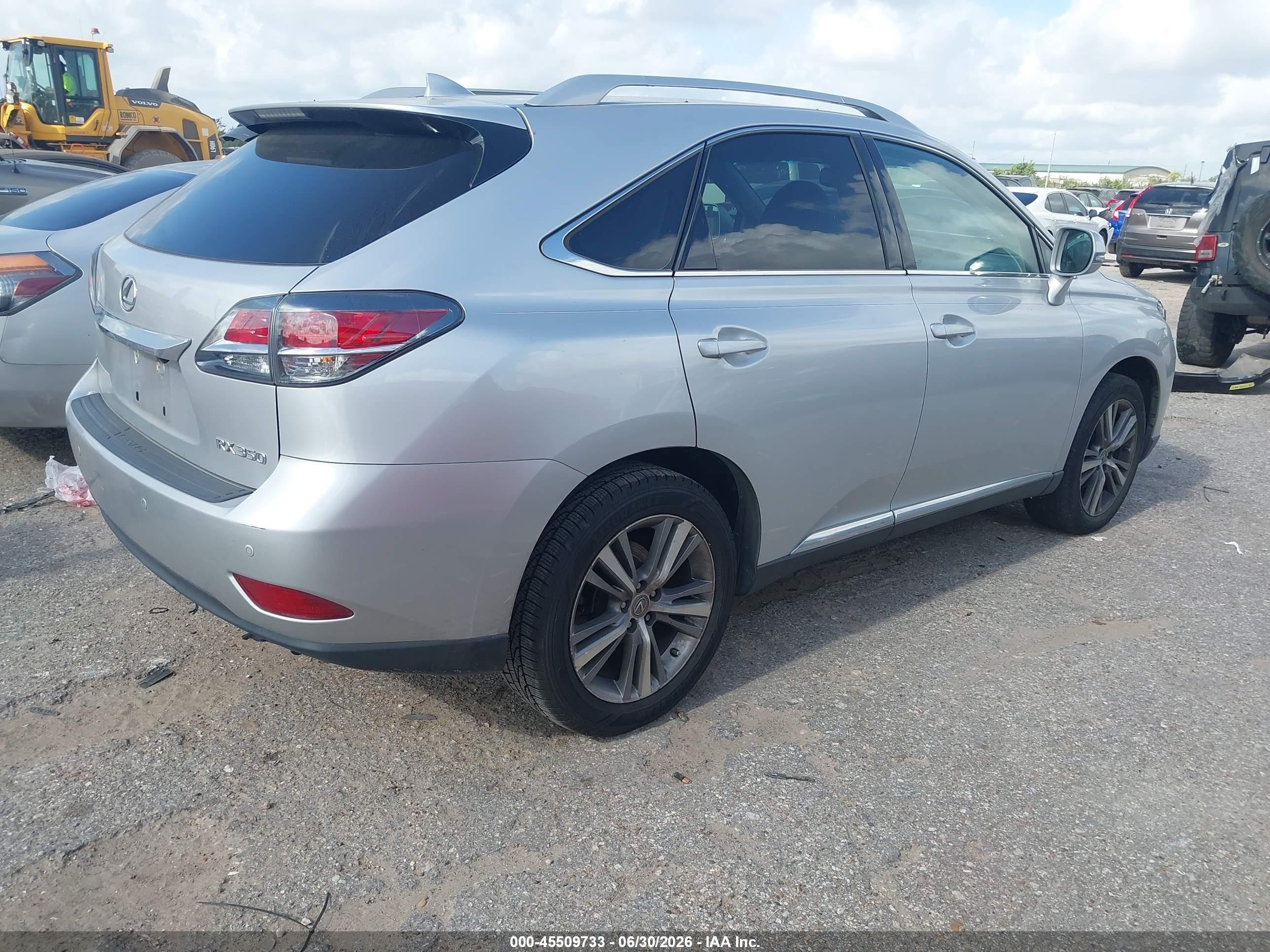 2015 Lexus Rx 350   Silver vin: 2T2ZK1BA4FC179182