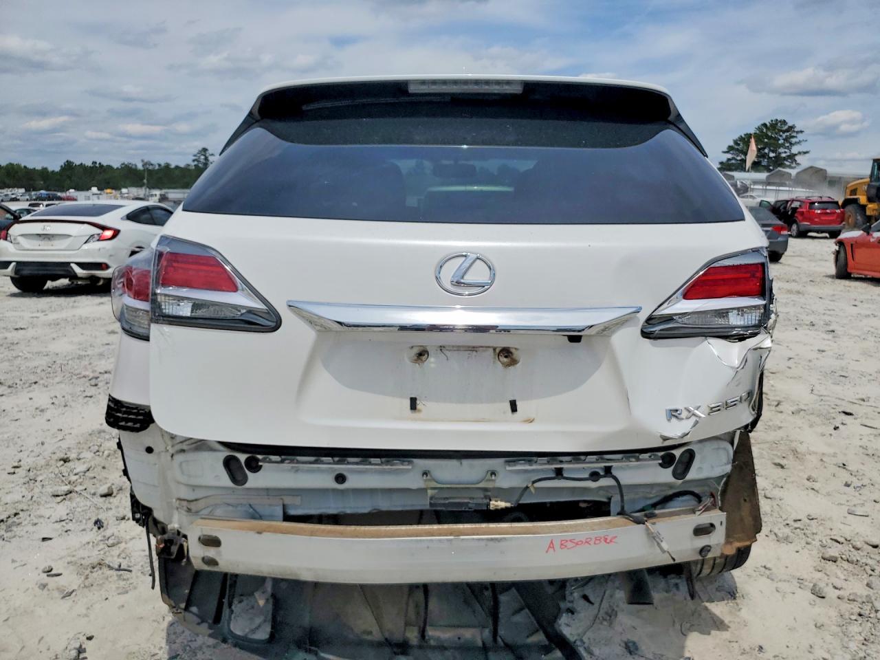2015 Lexus Rx 350 Белый vin: 2T2ZK1BA4FC179439
