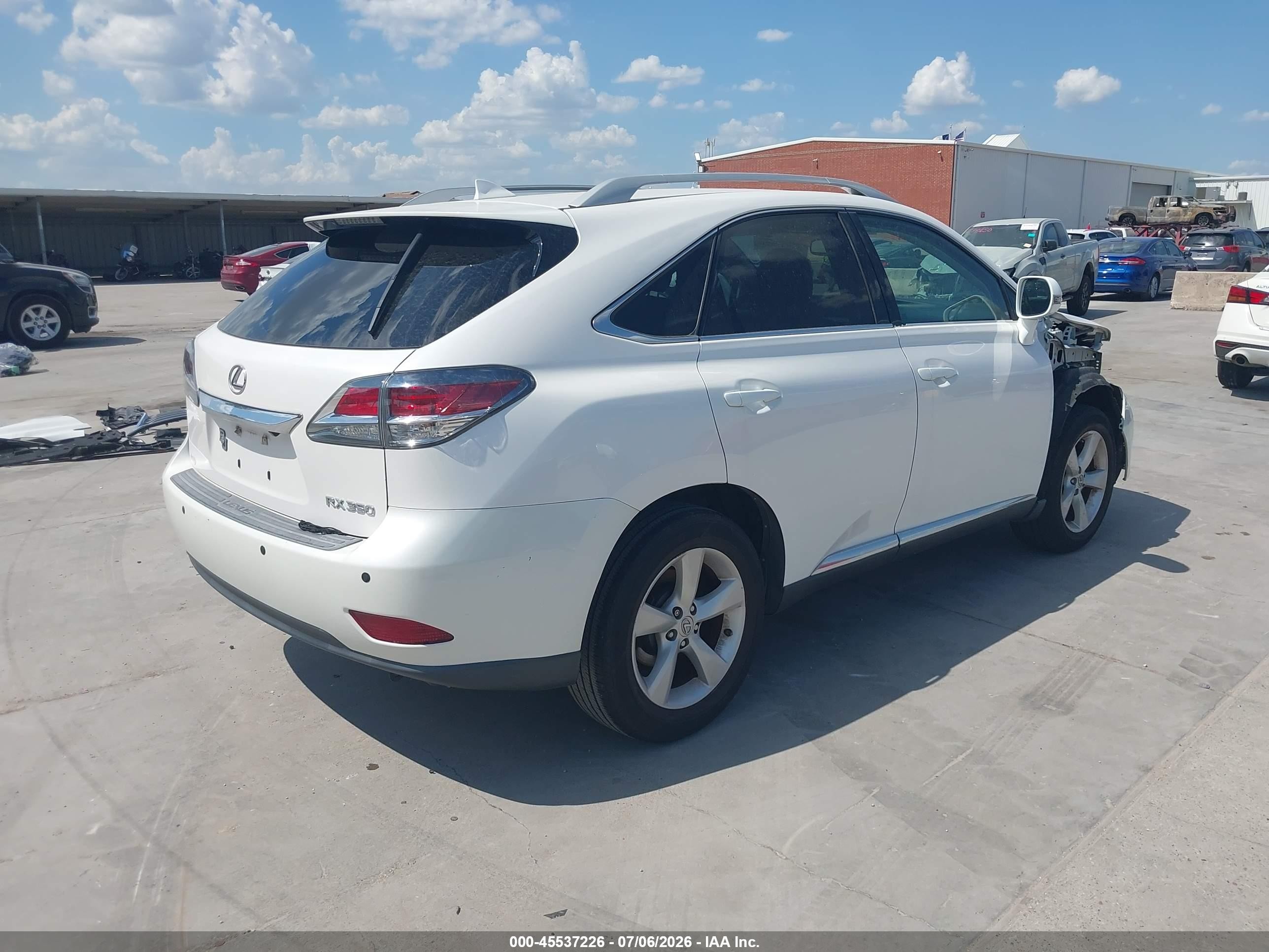 2015 Lexus Rx 350   White vin: 2T2ZK1BA4FC186648