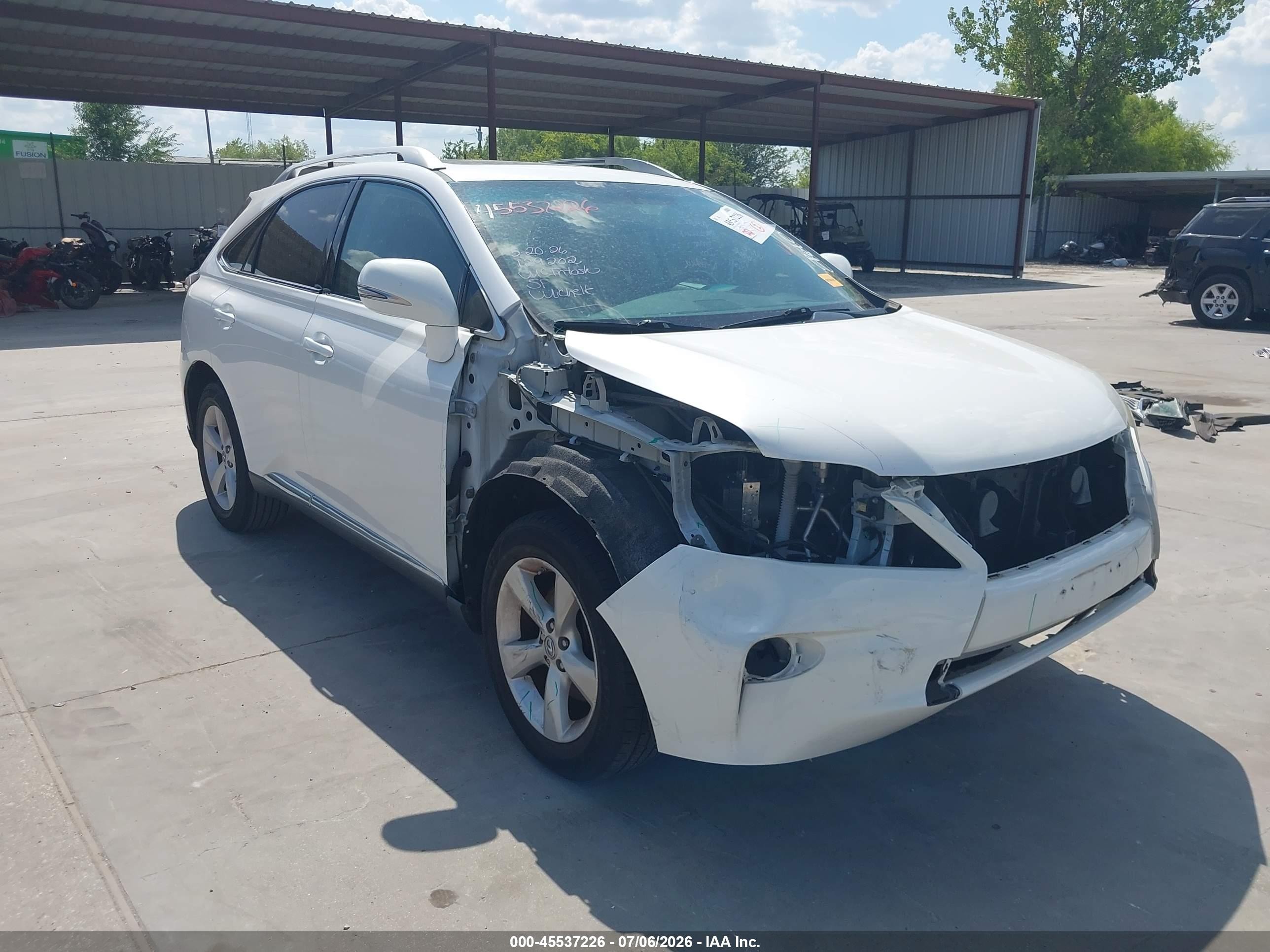 2015 Lexus Rx 350   White vin: 2T2ZK1BA4FC186648