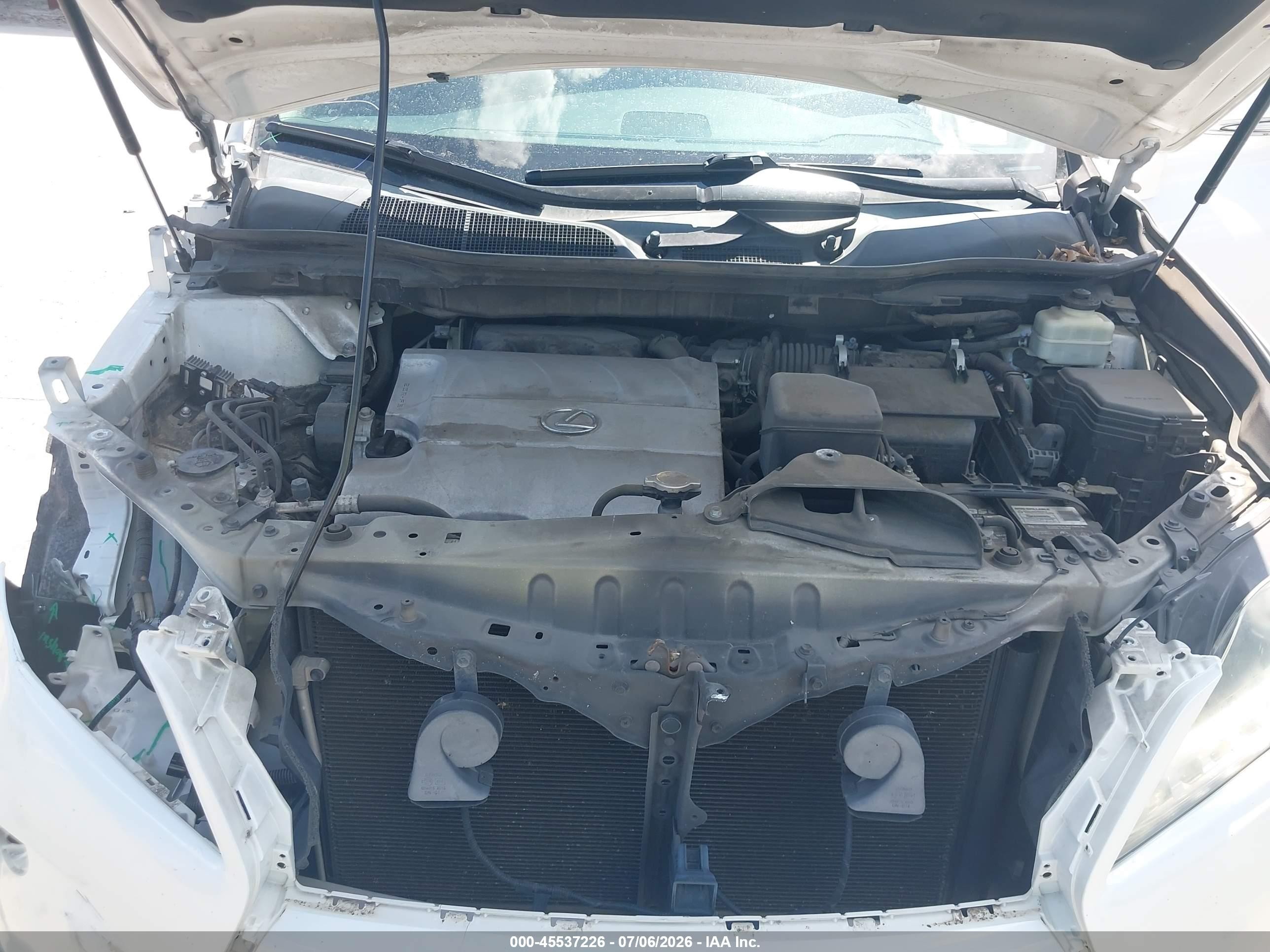 2015 Lexus Rx 350   White vin: 2T2ZK1BA4FC186648