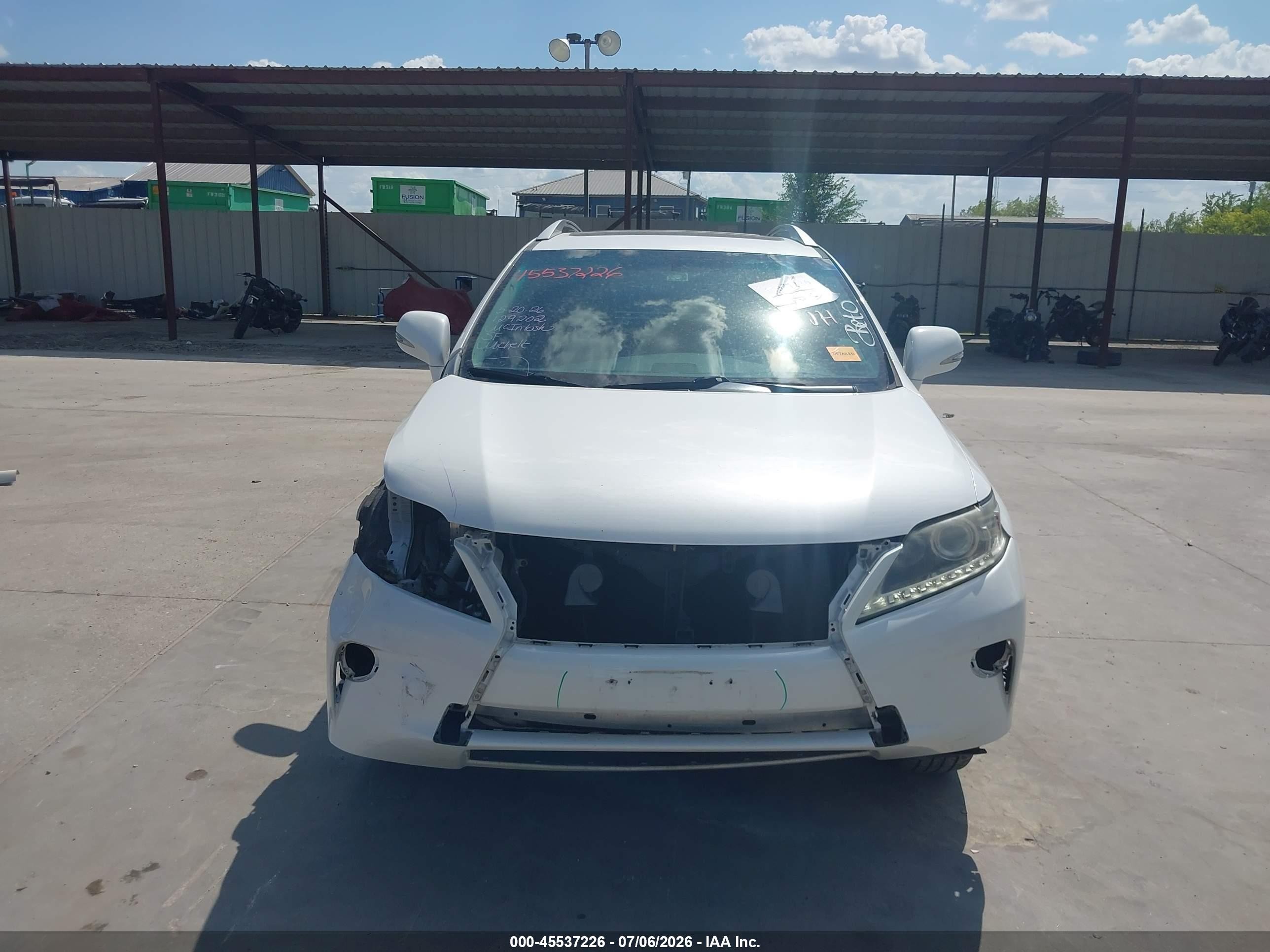 2015 Lexus Rx 350   White vin: 2T2ZK1BA4FC186648
