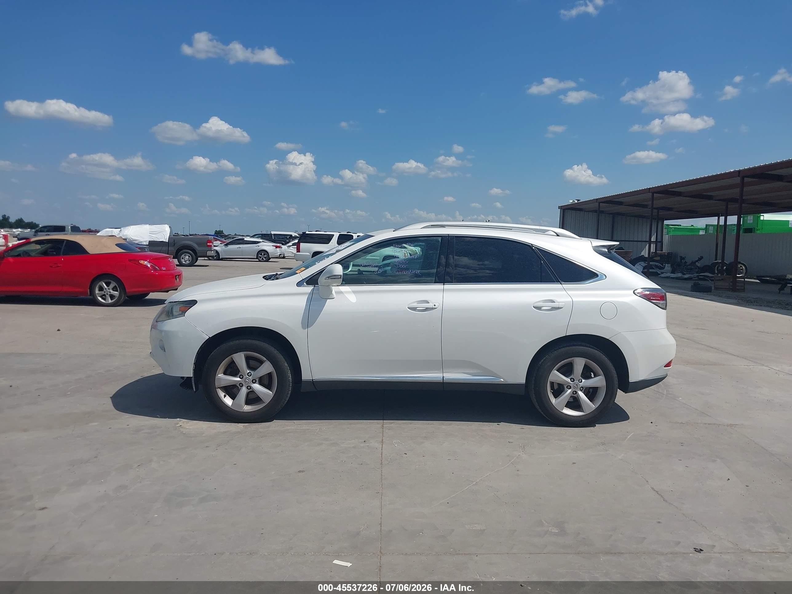 2015 Lexus Rx 350   White vin: 2T2ZK1BA4FC186648