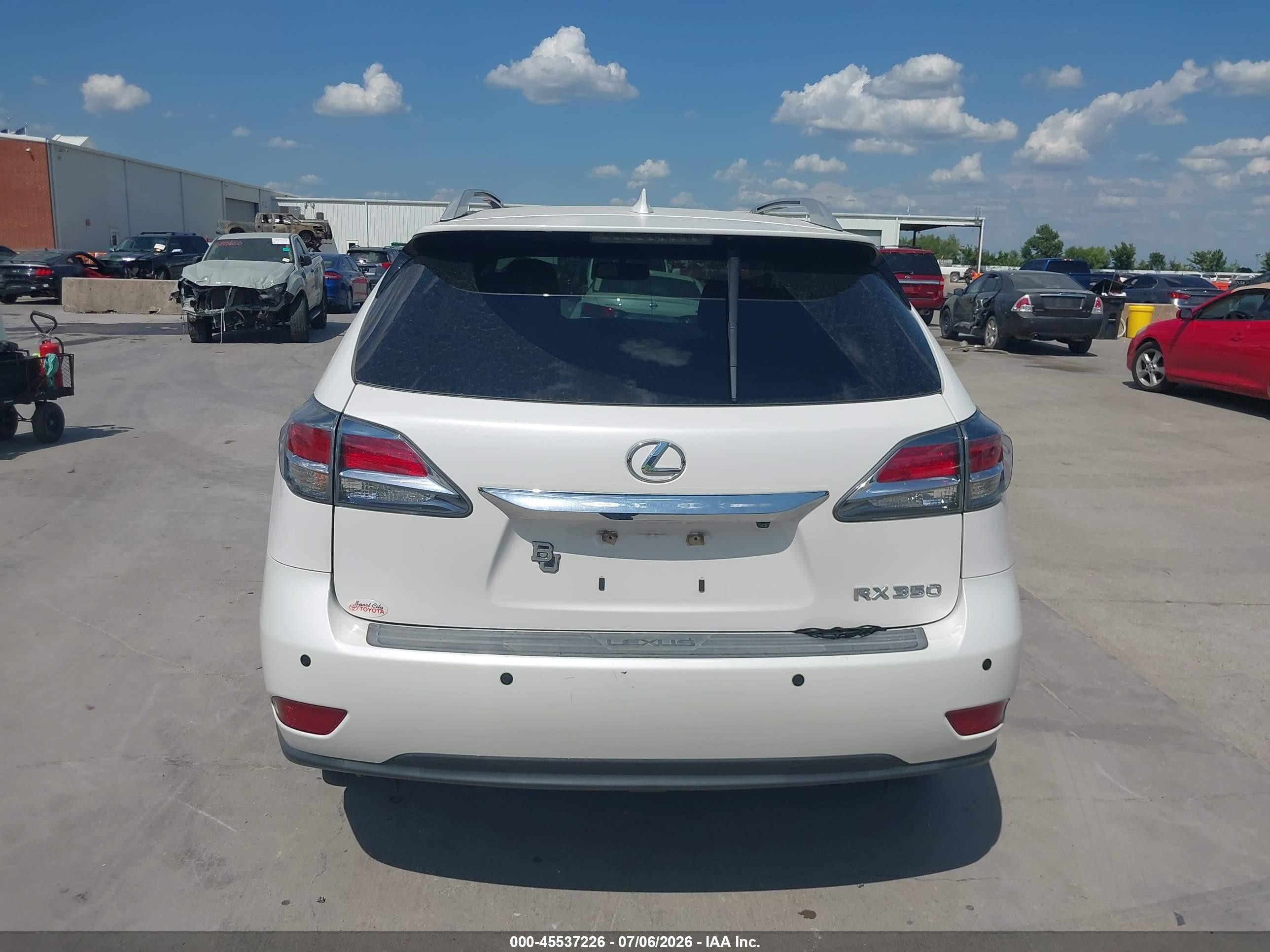 2015 Lexus Rx 350   White vin: 2T2ZK1BA4FC186648