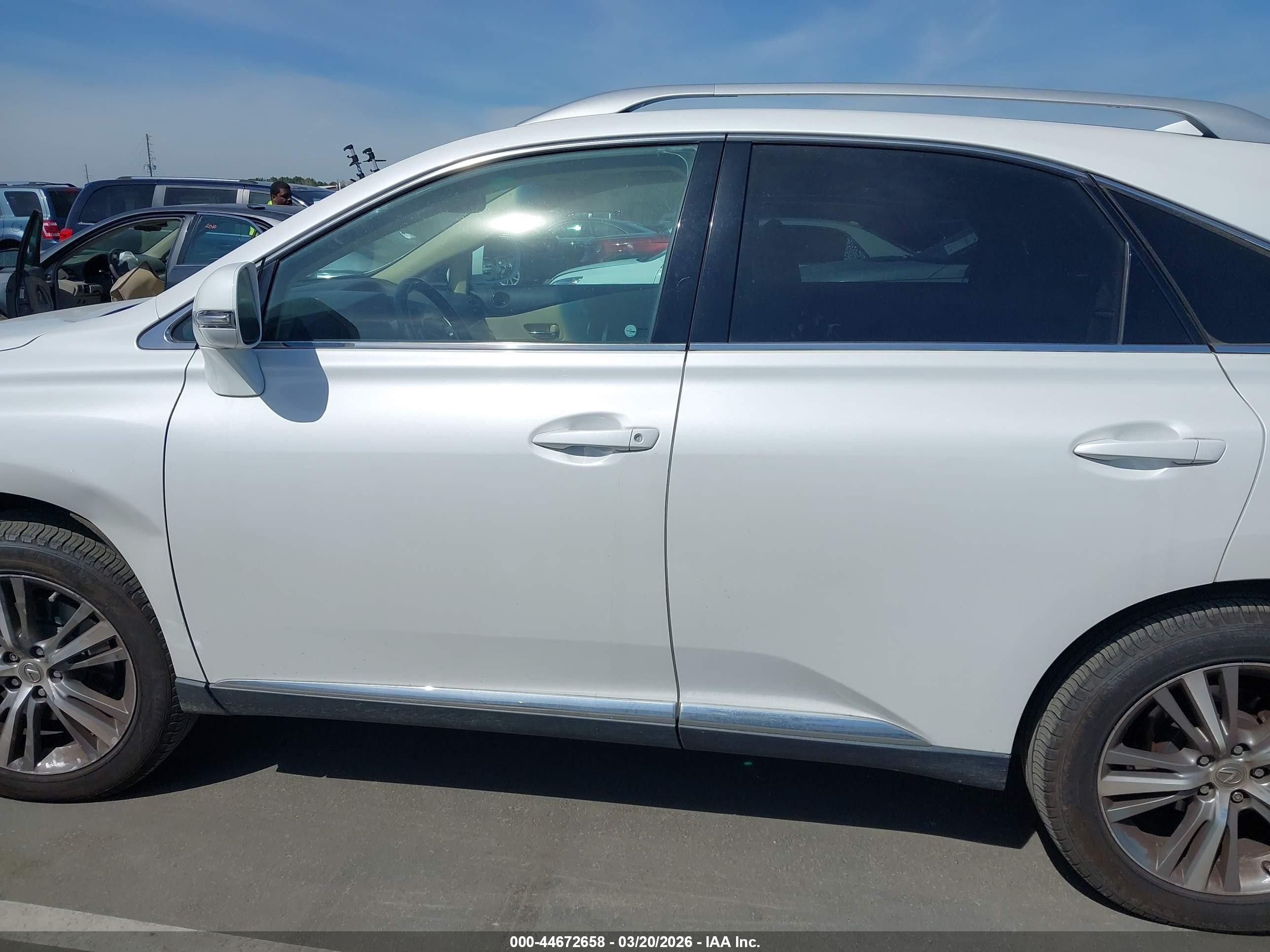 2015 Lexus Rx 350   White vin: 2T2ZK1BA4FC191283